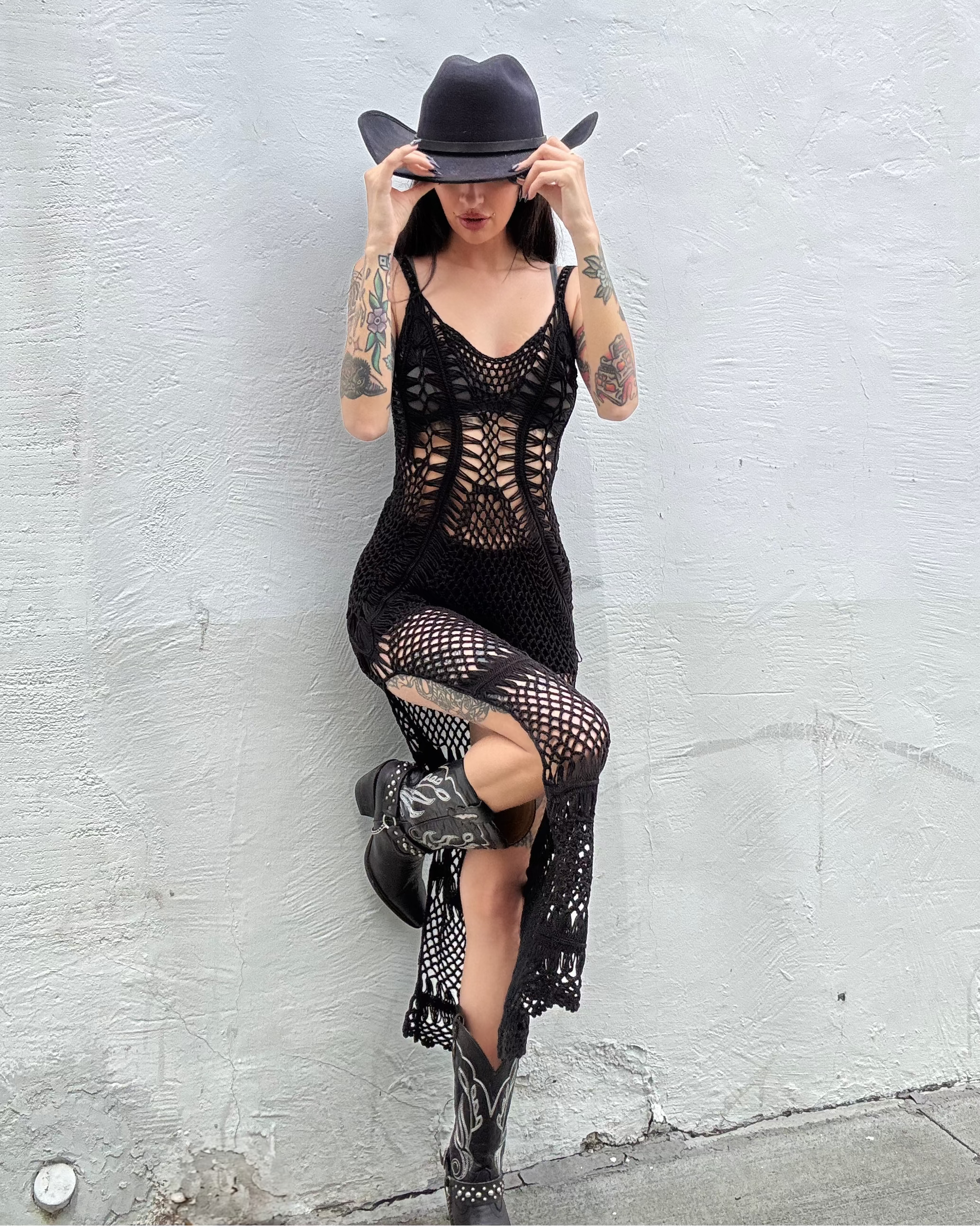 Crochet Maxi Dress