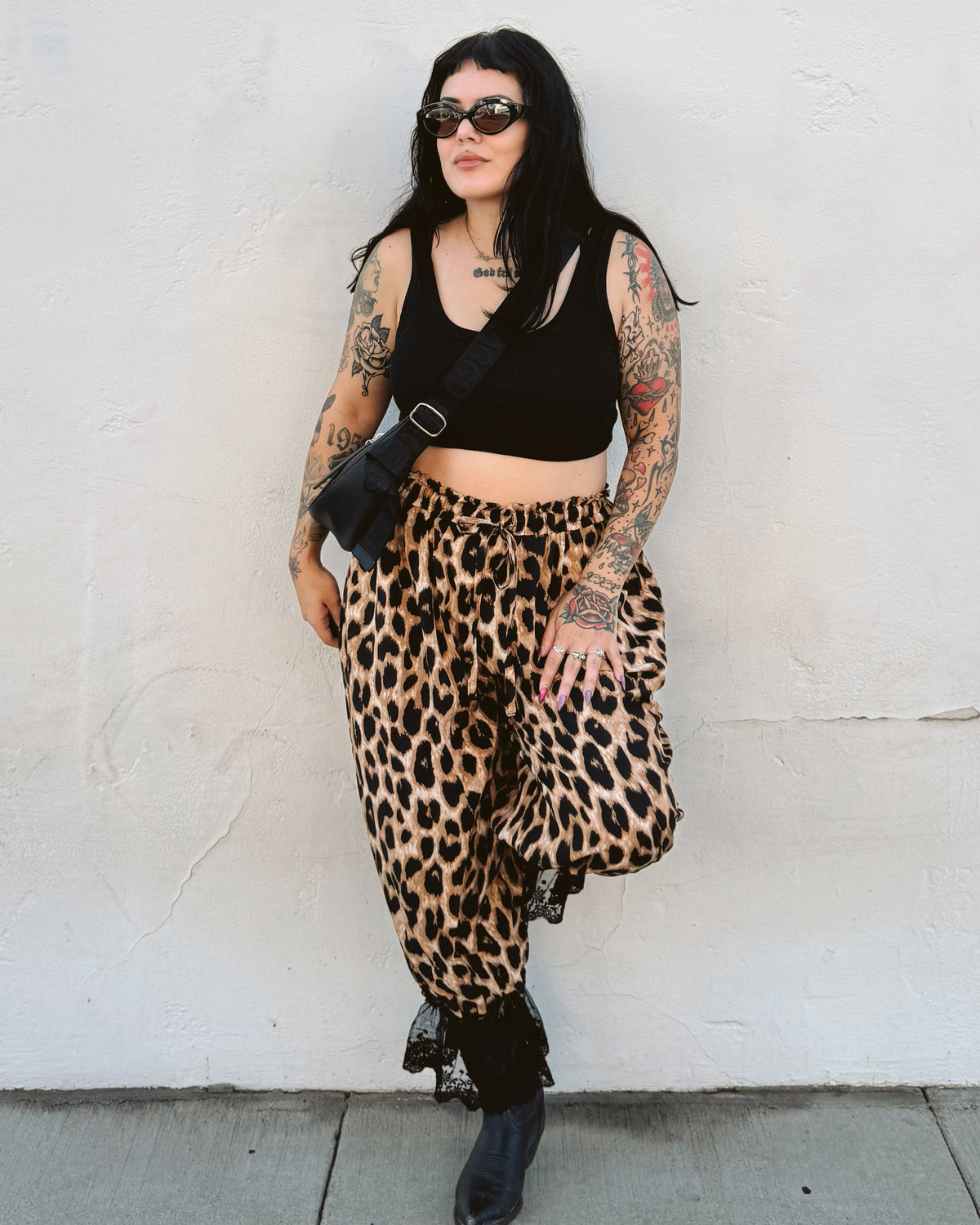 Leopard Bloomer Pants