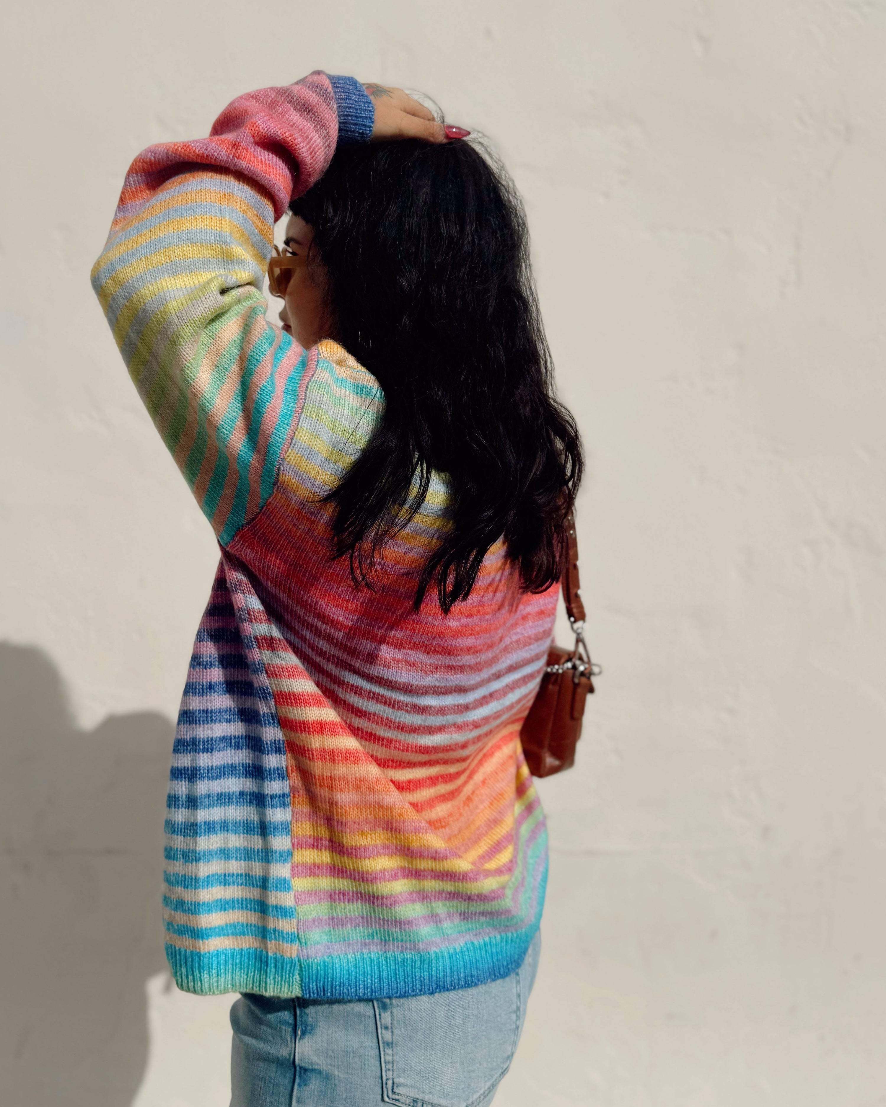 Rainbow Cardigan Sweater