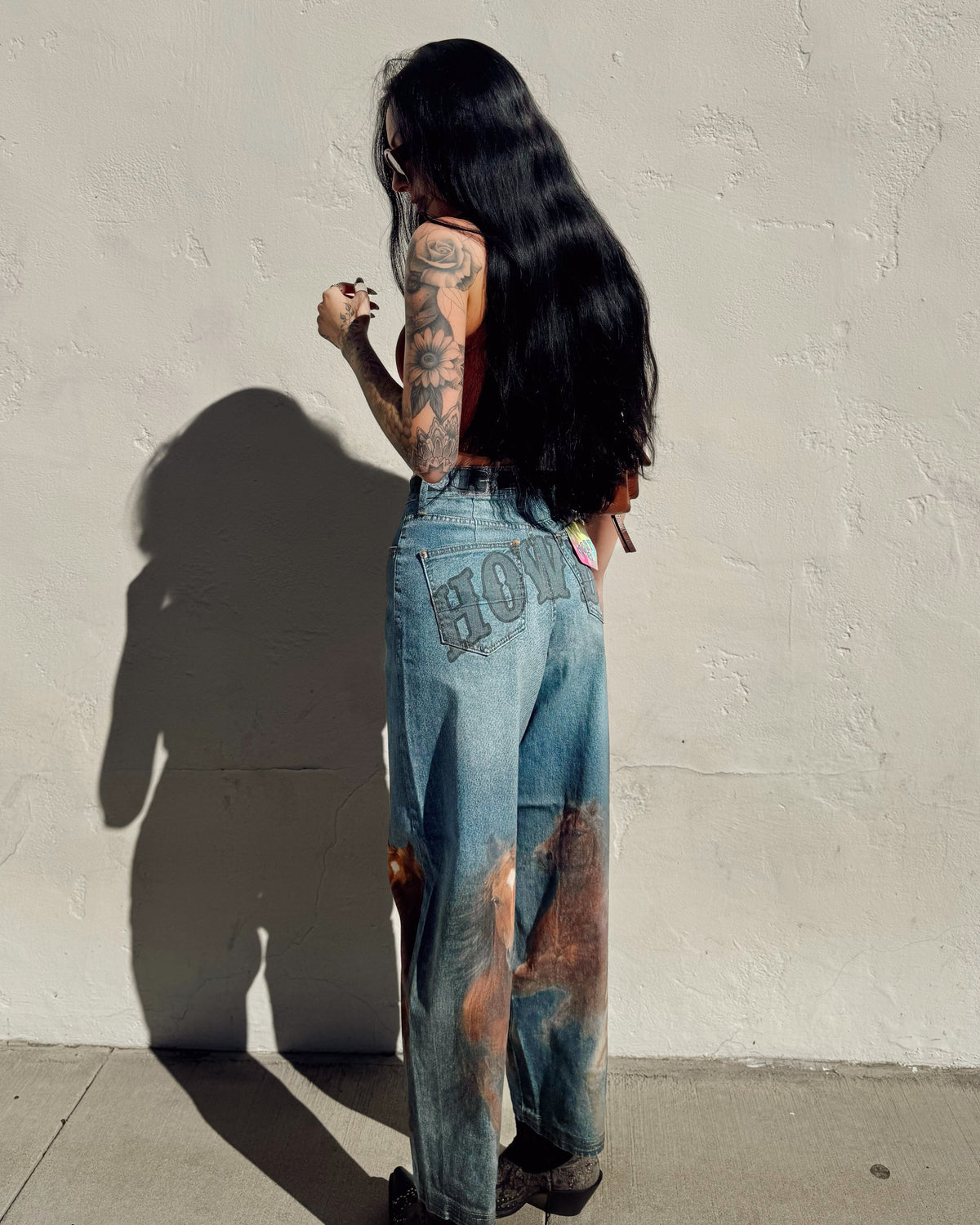 Howdy Horse Barrel Jeans