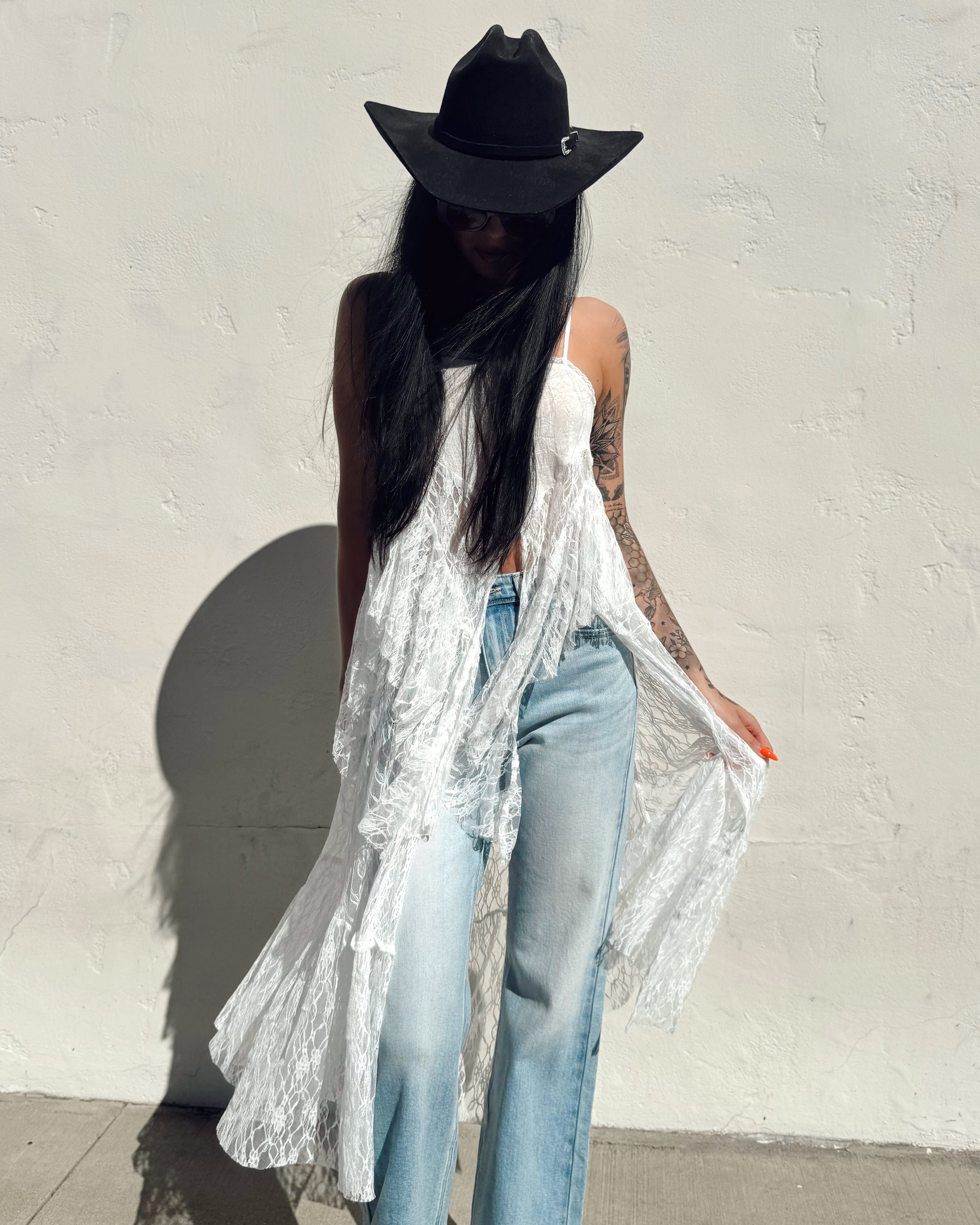 Lace Cami Maxi Top