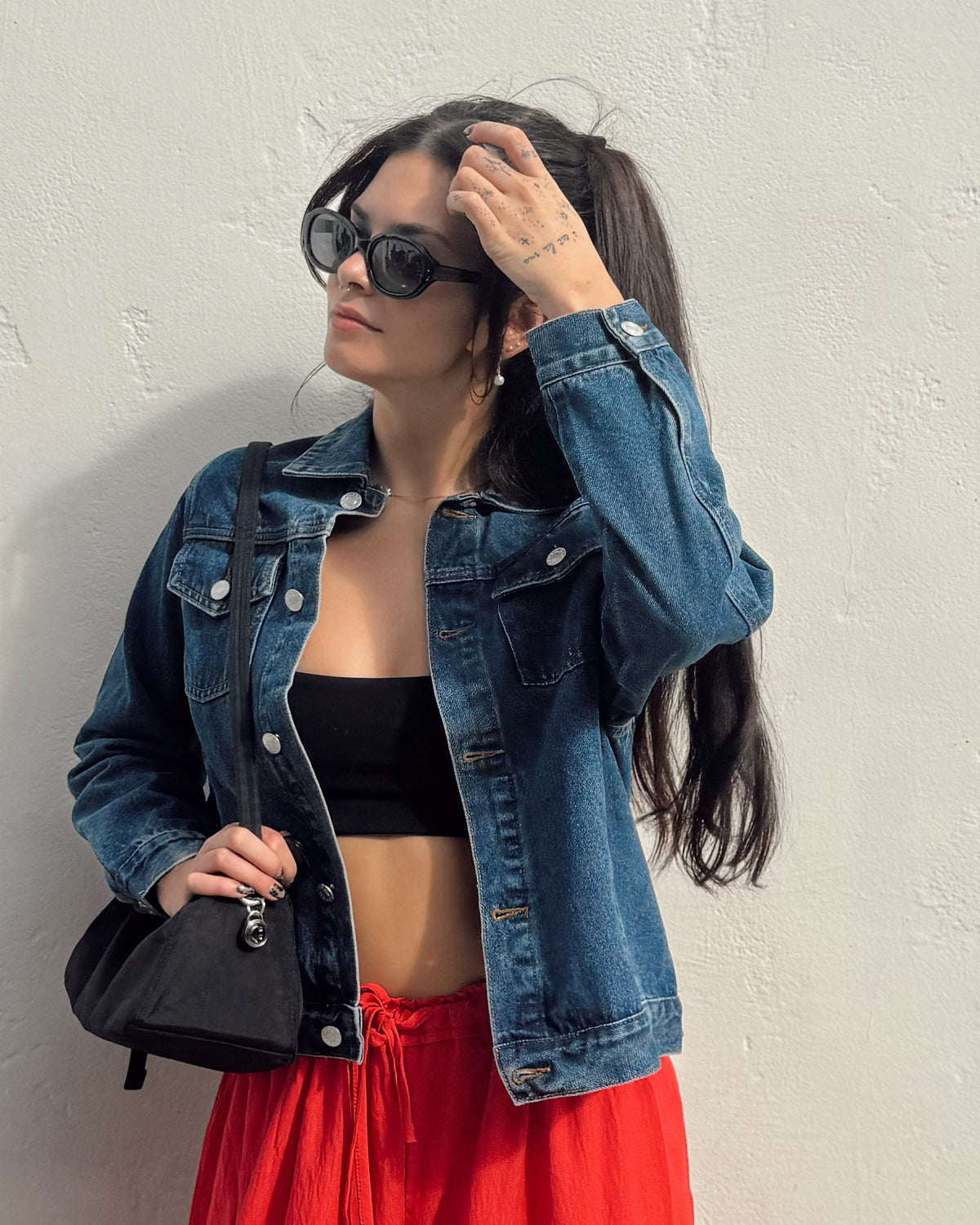 Miss America Patched Denim Jacket
