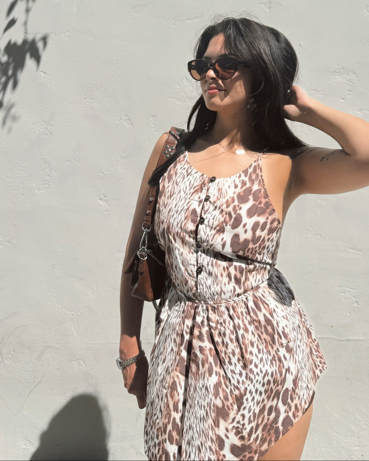Leopard Tunic Top