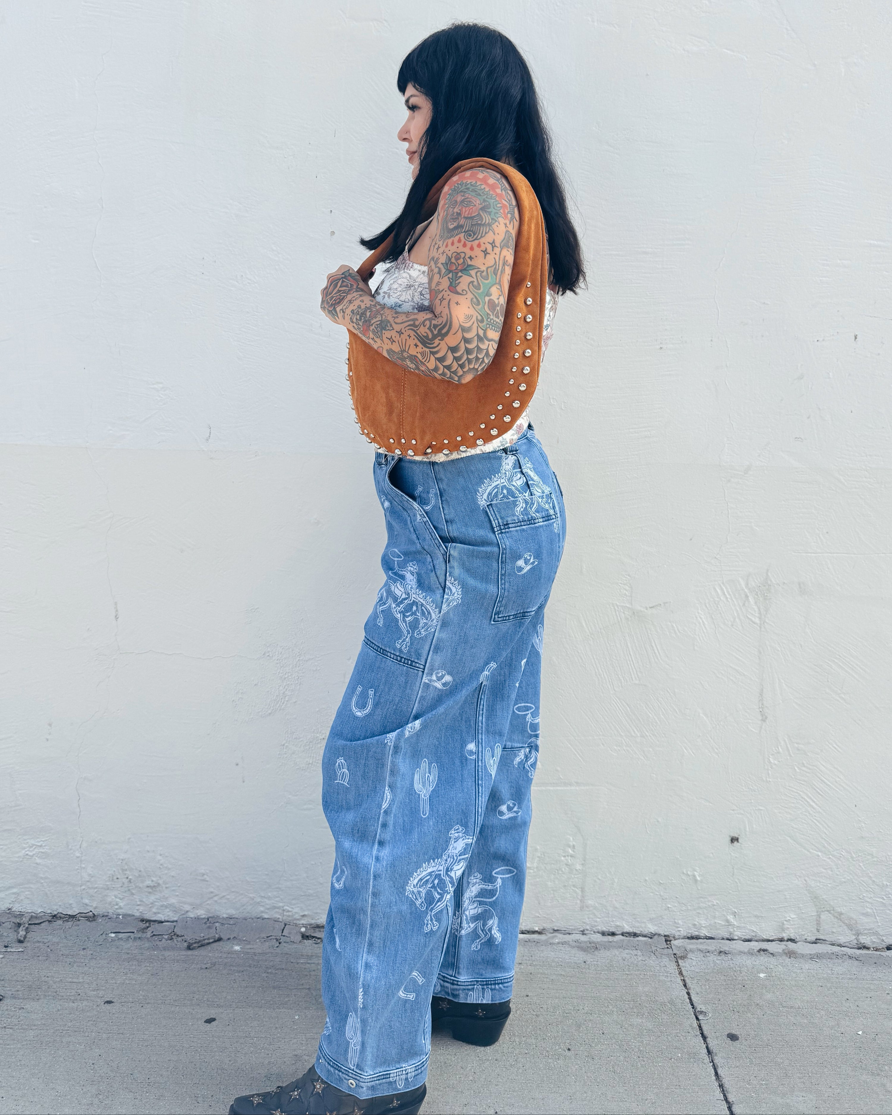 Western Barrel Jeans