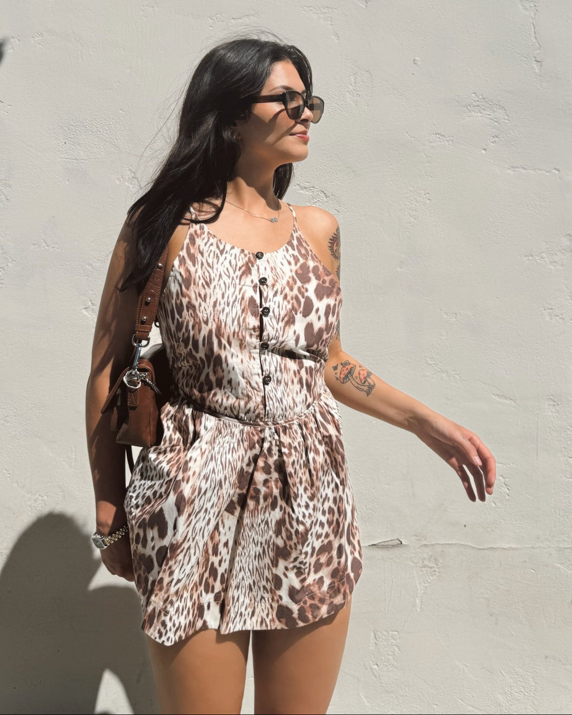 Leopard Tunic Top