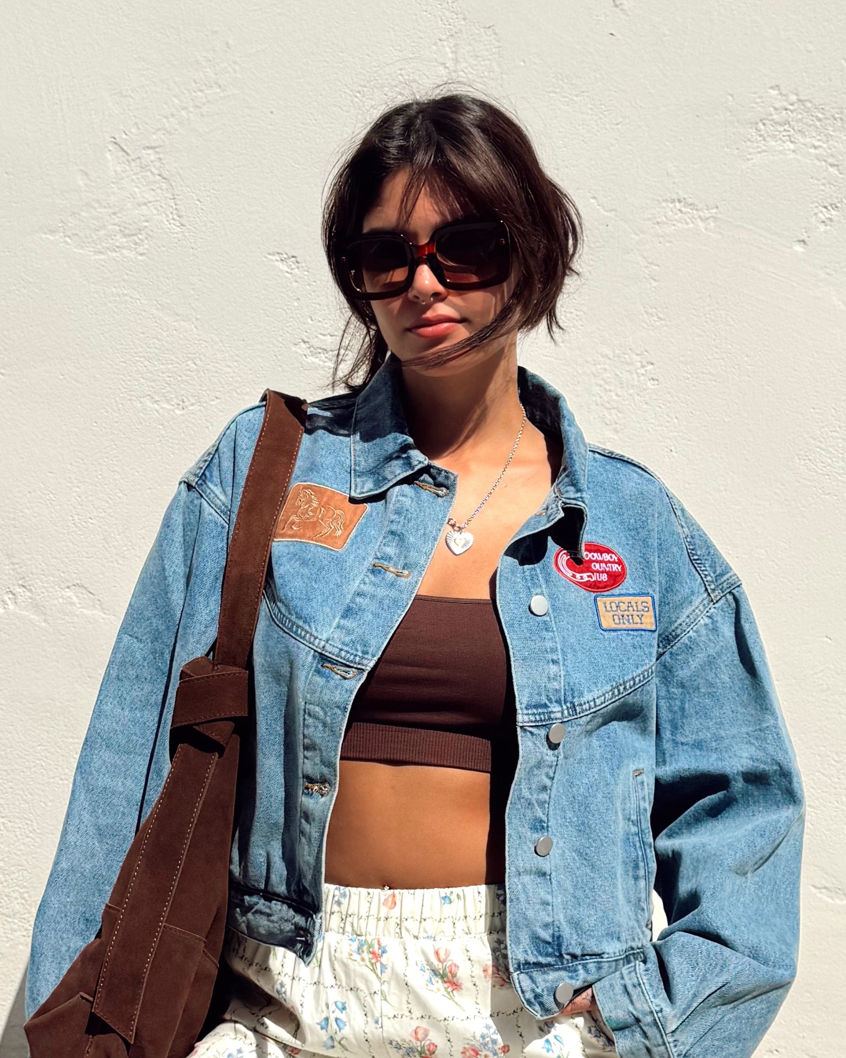 Western Patch Denim Jacket