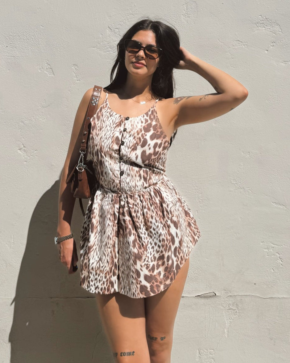 Leopard Tunic Top