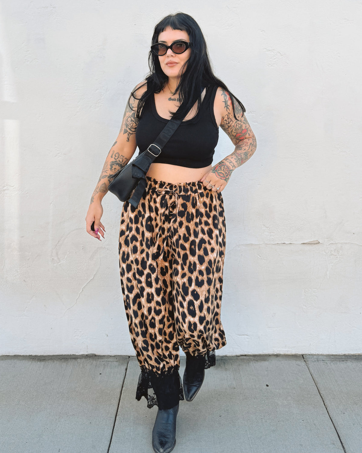 Leopard Bloomer Pants