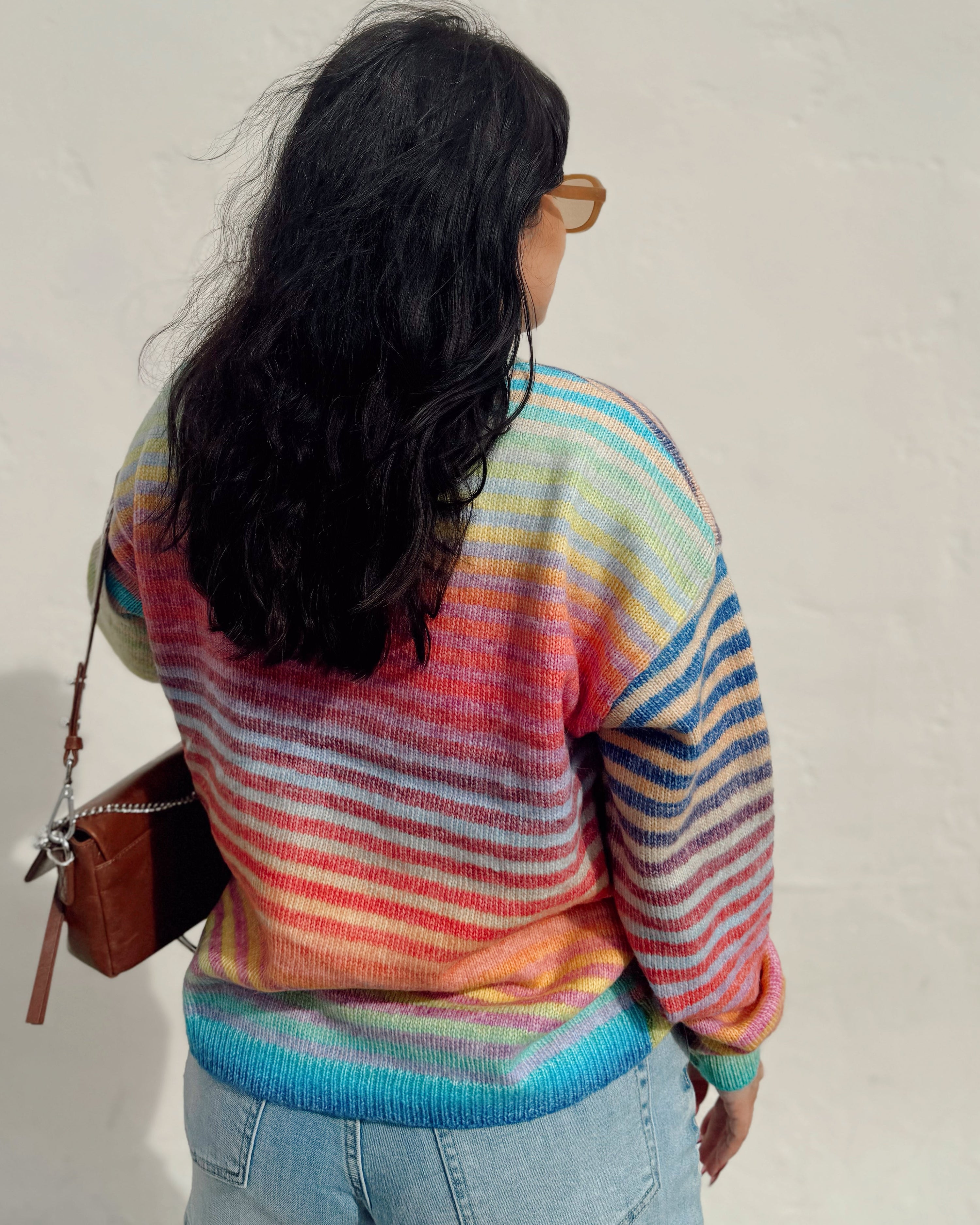 Rainbow Cardigan Sweater