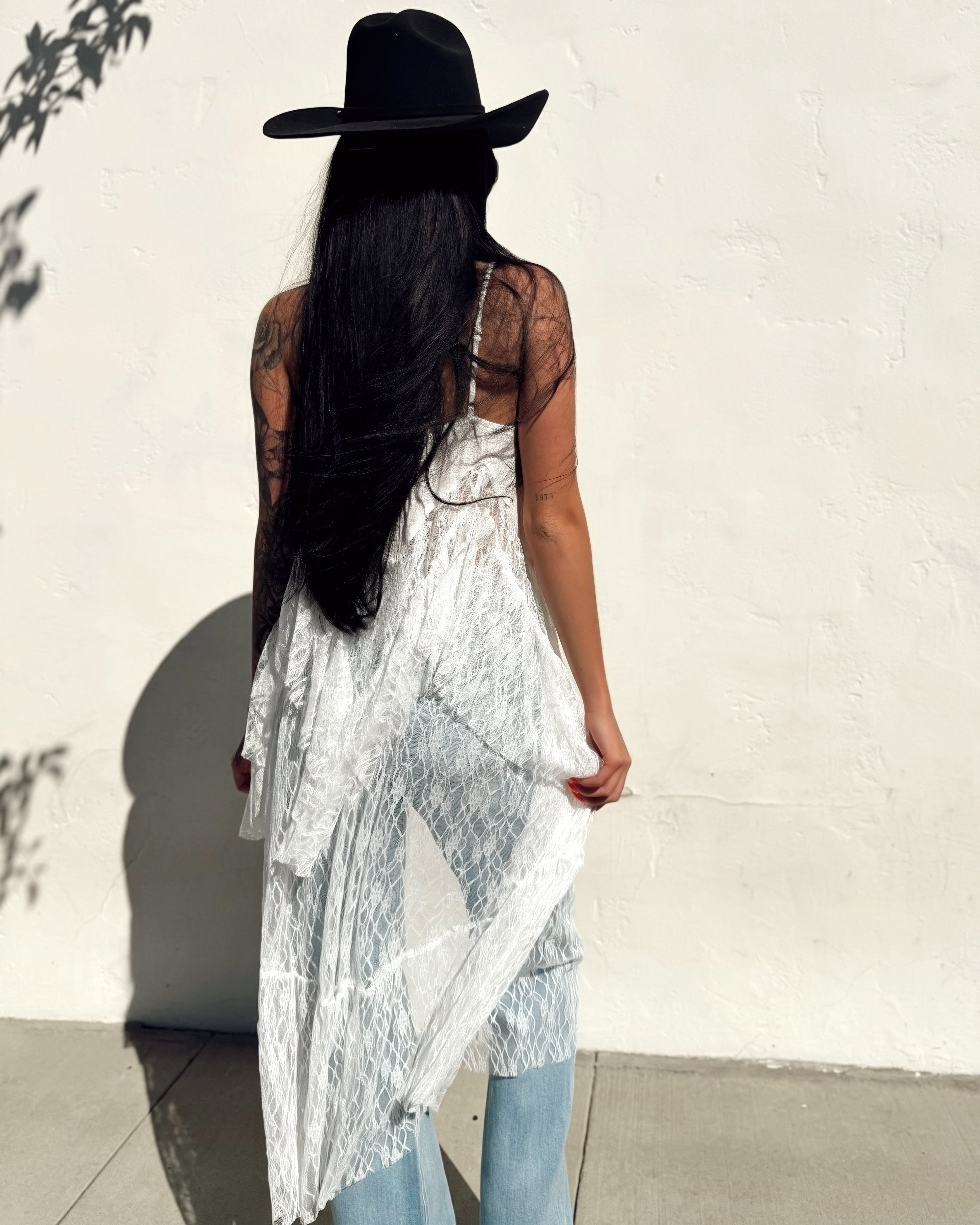 Lace Cami Maxi Top