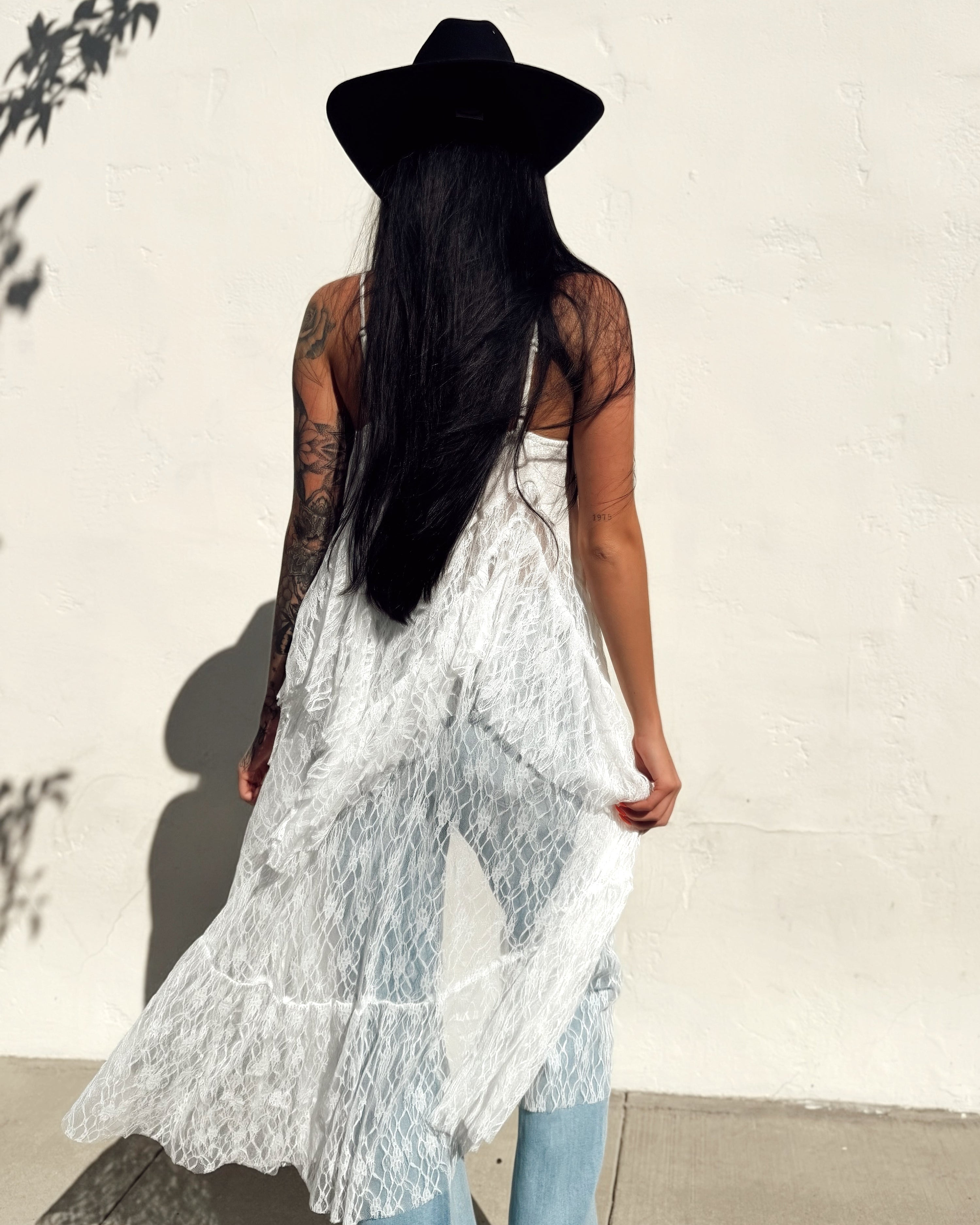 Lace Cami Maxi Top
