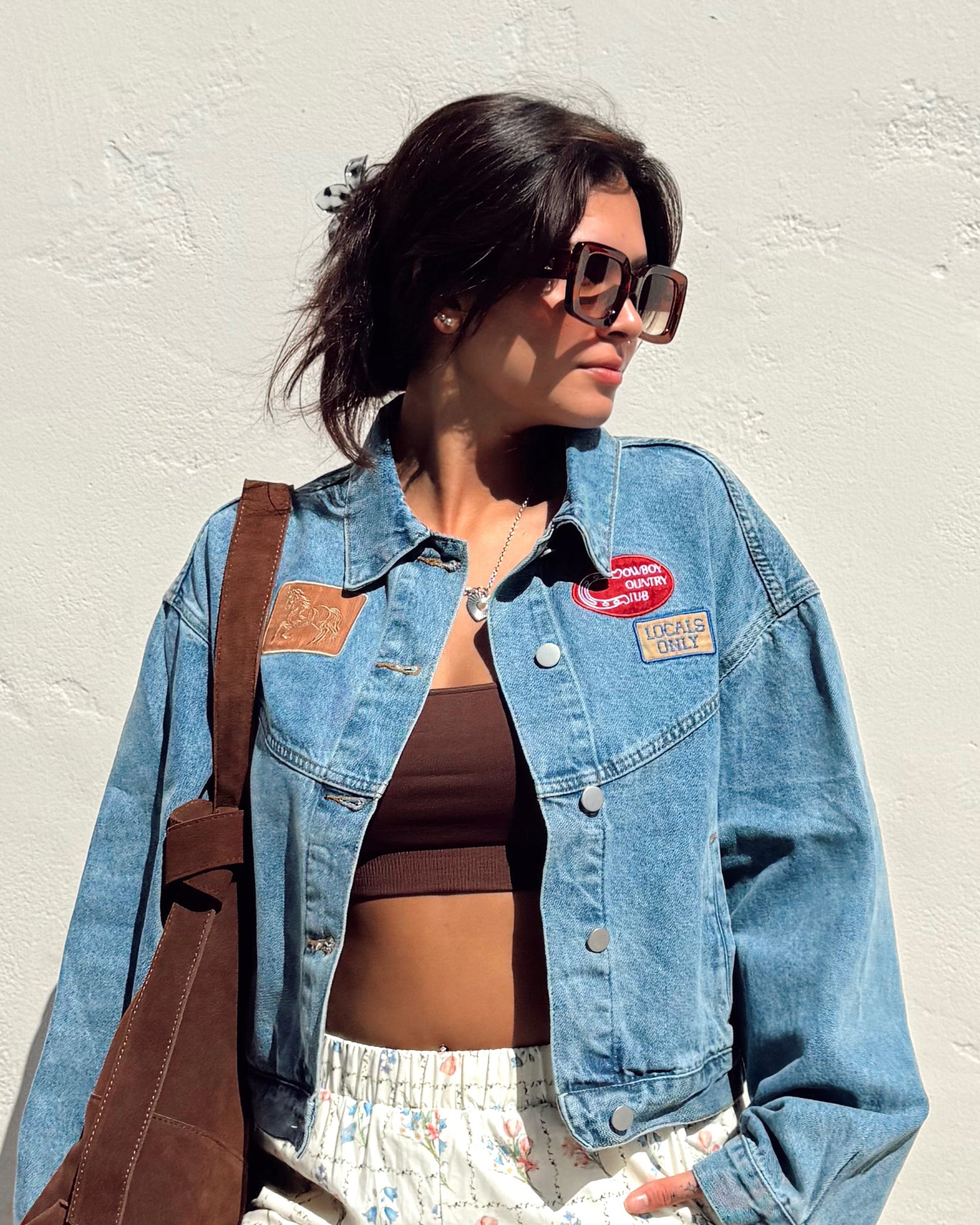 Western Patch Denim Jacket