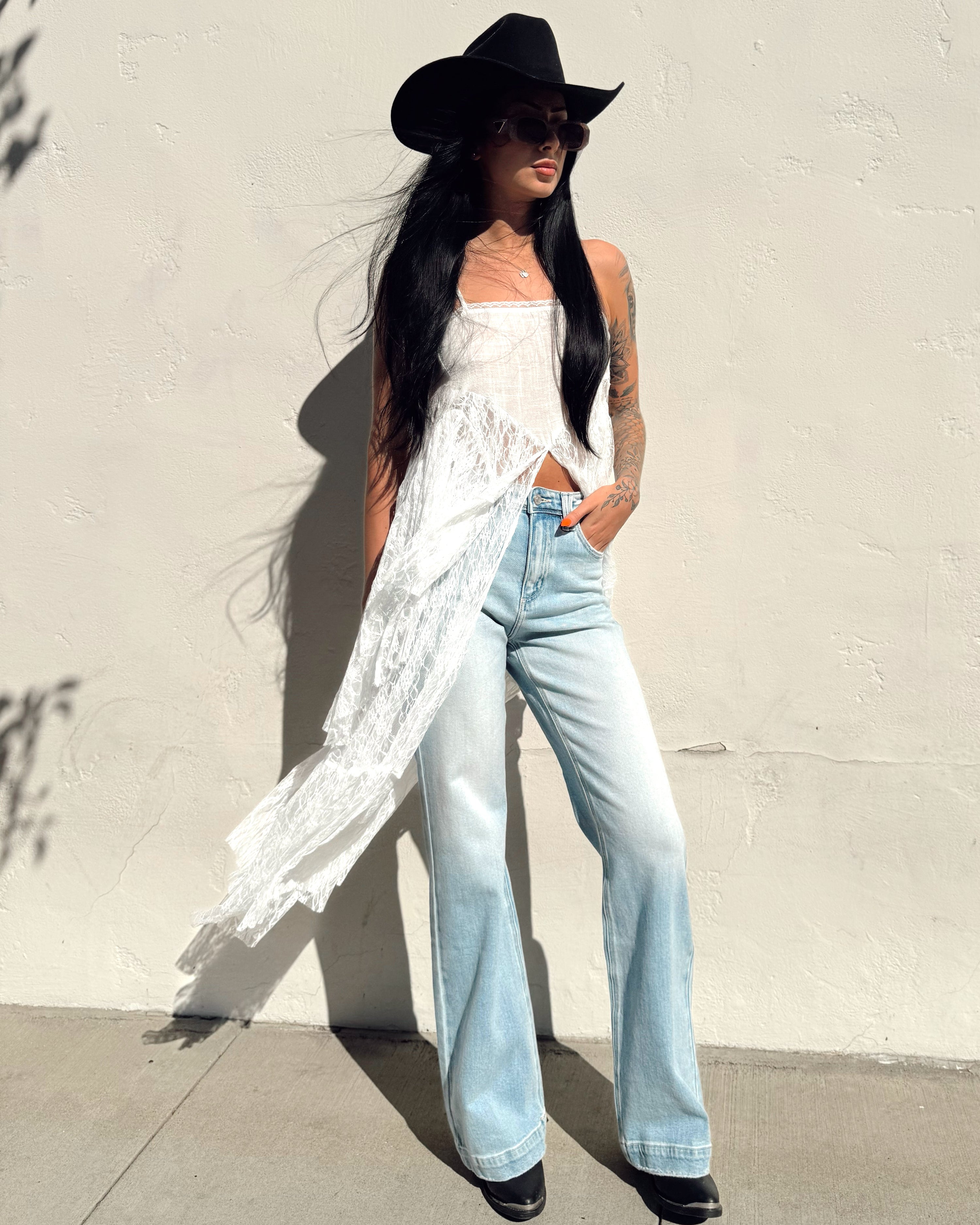 Lace Cami Maxi Top