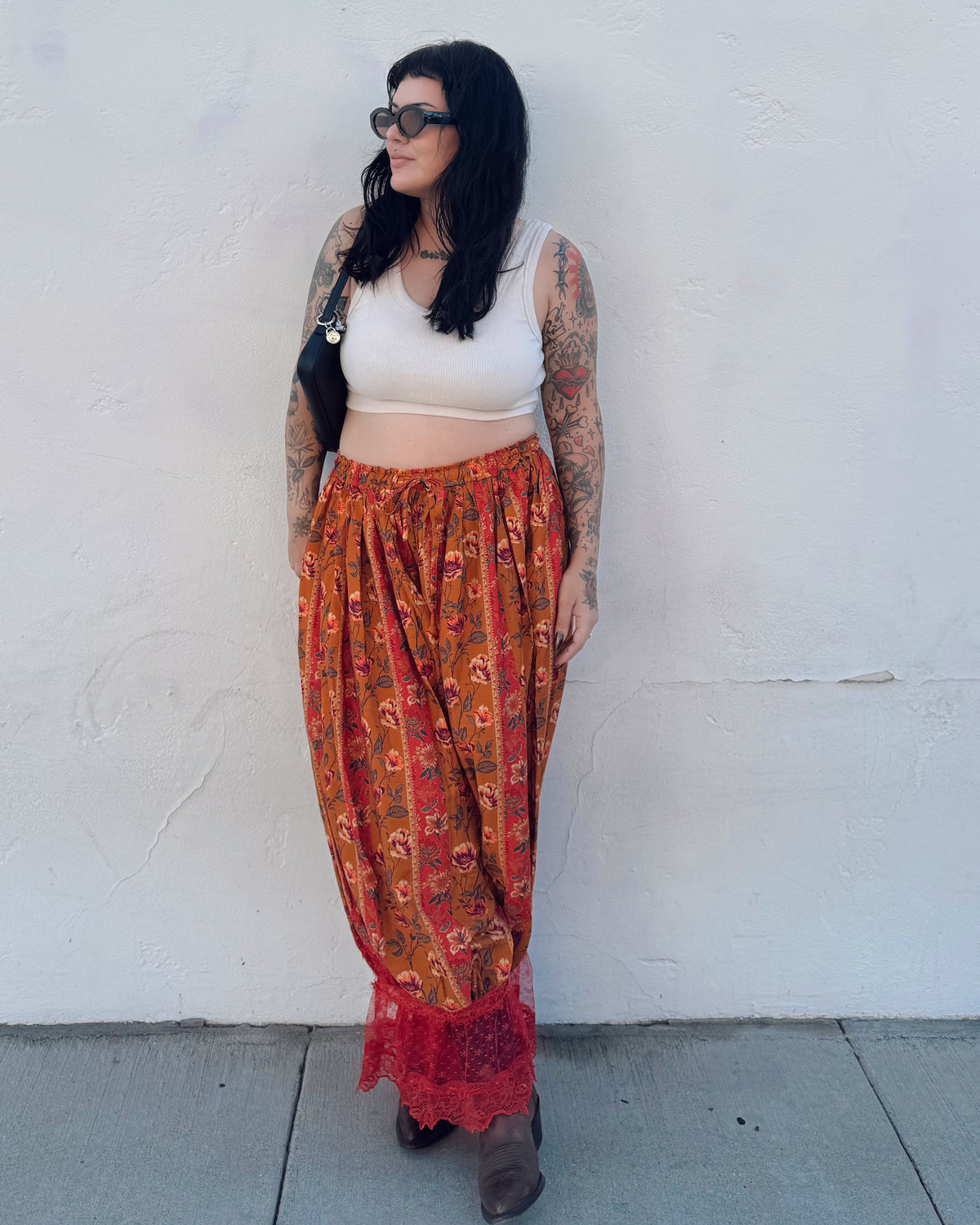 Fall Floral Bloomer Pants