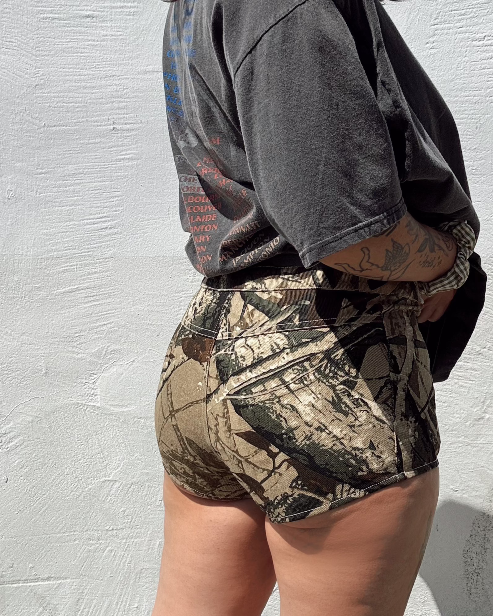 Tree Camo Micro Shorts