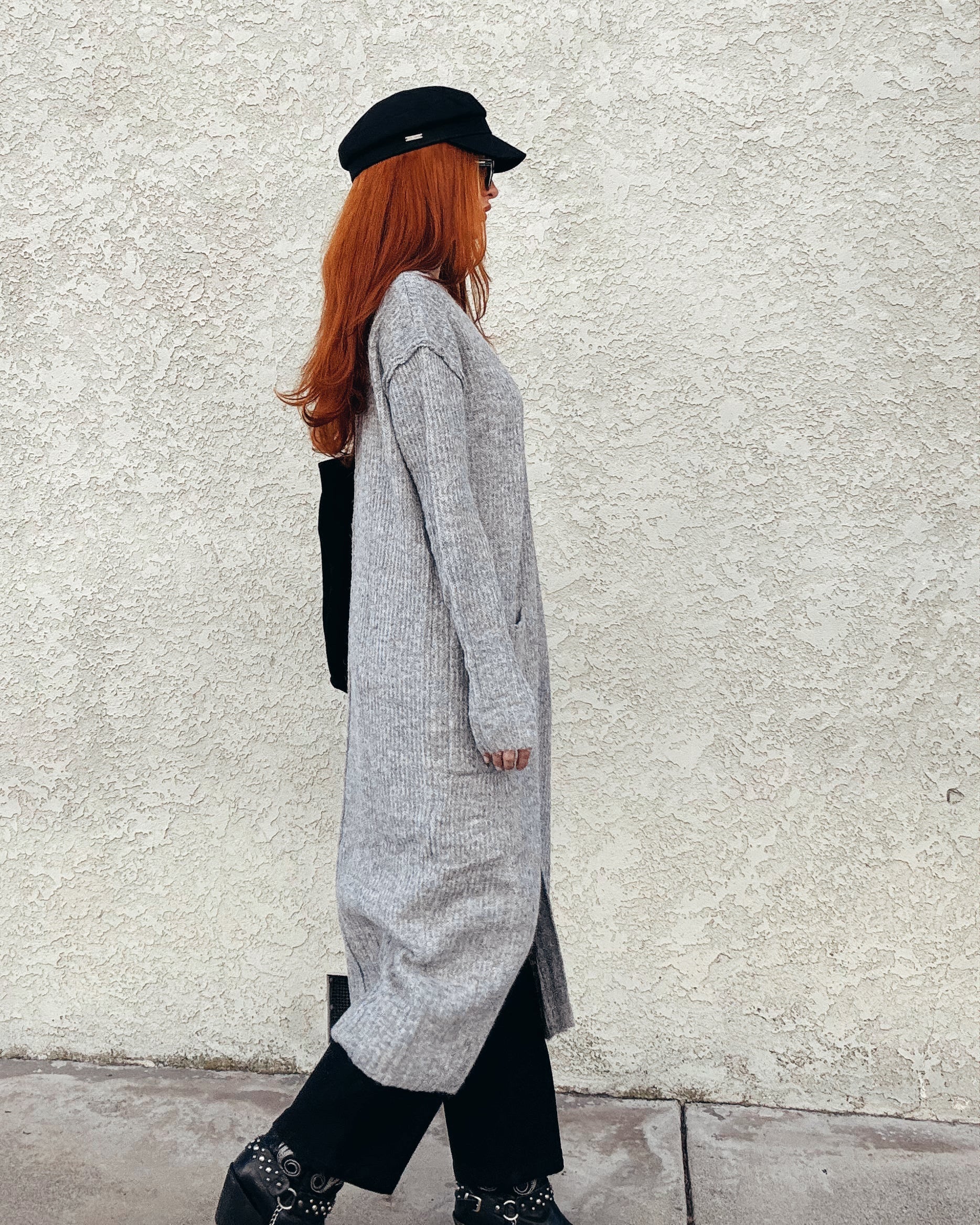 Maxi Cardigan - Grey