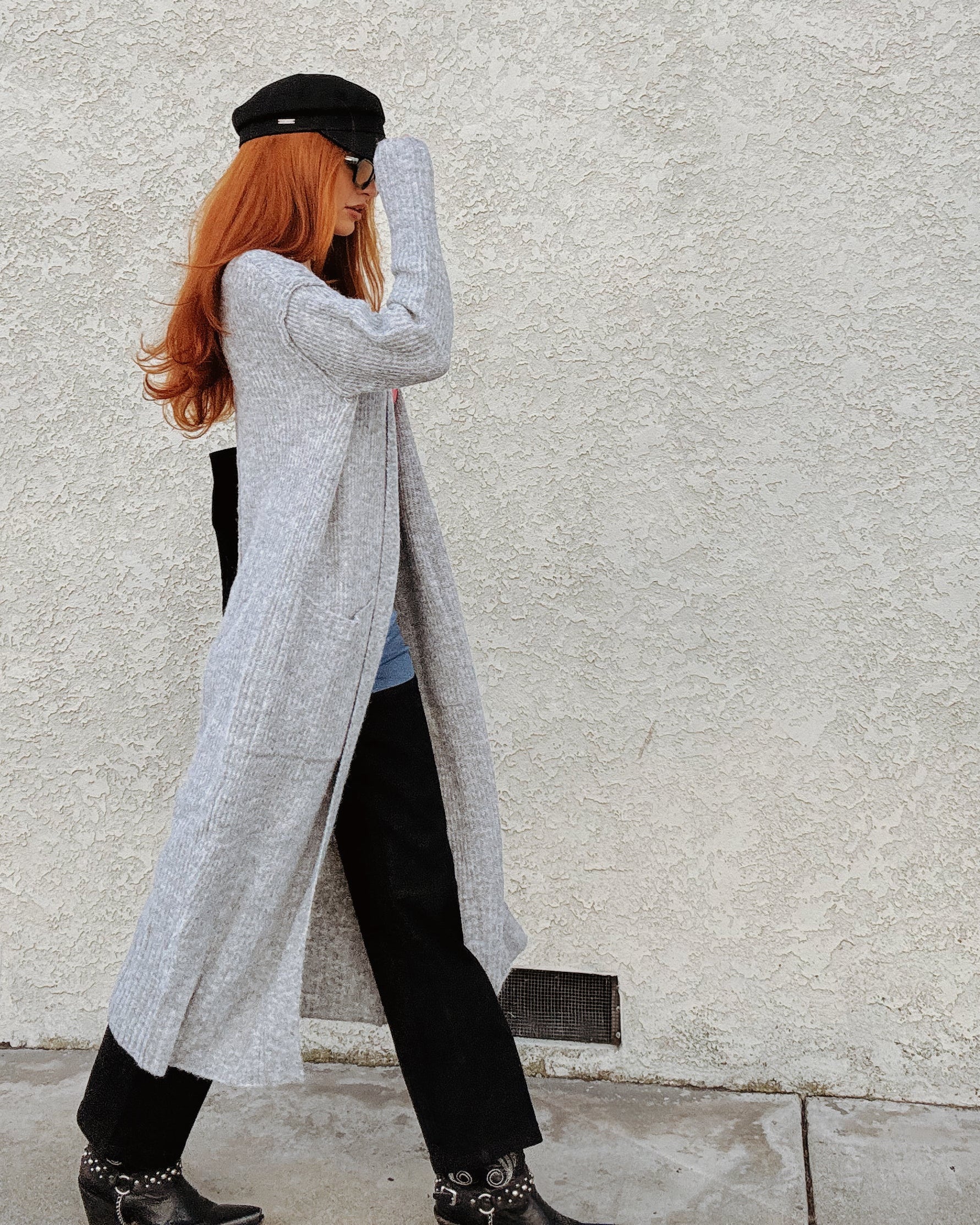Maxi Cardigan - Grey
