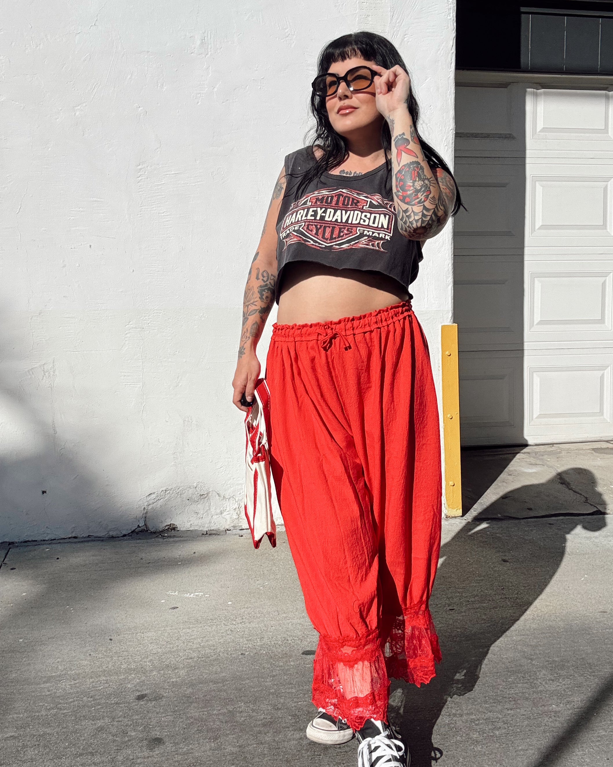 Bloomer Pants - Red