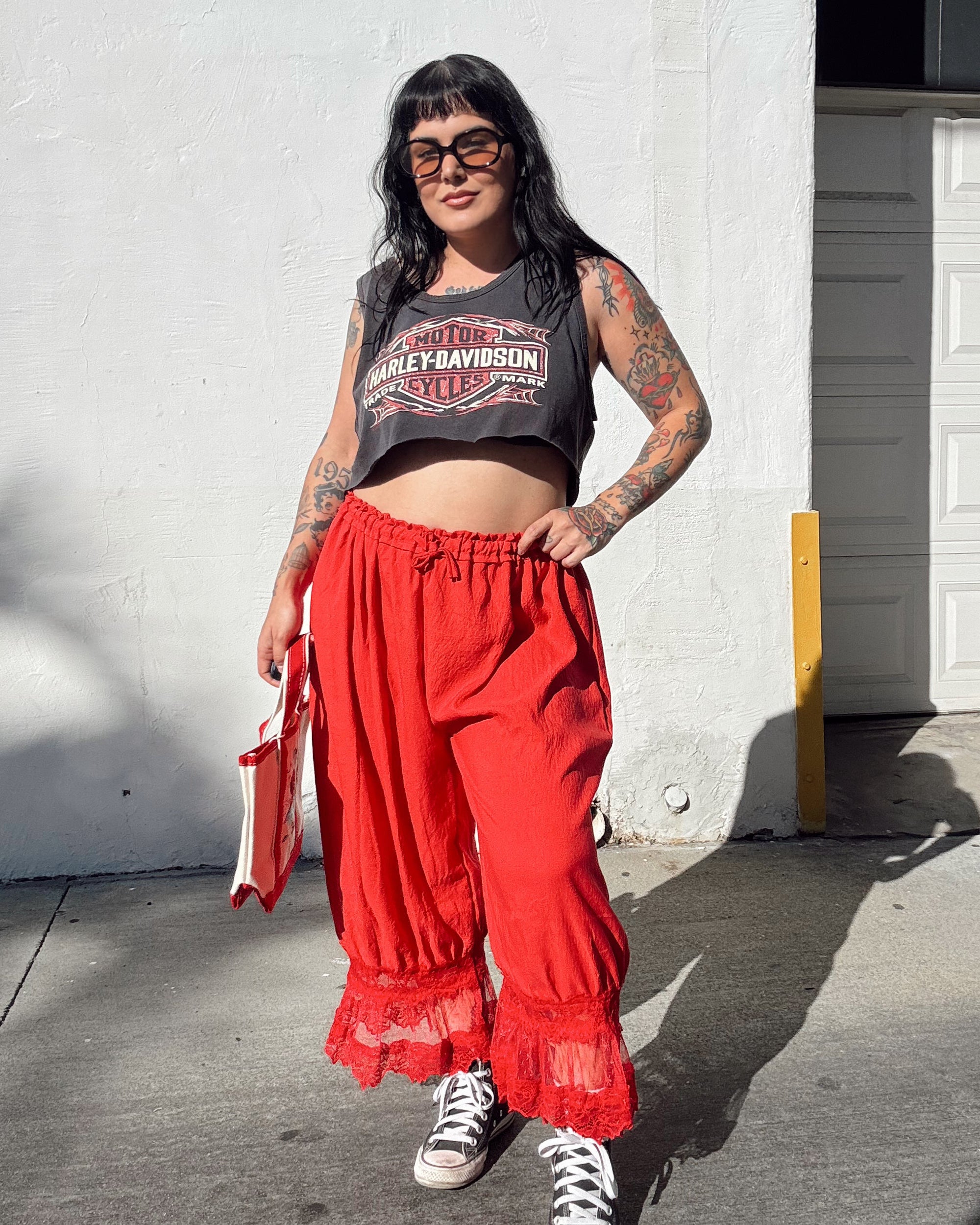 Bloomer Pants - Red