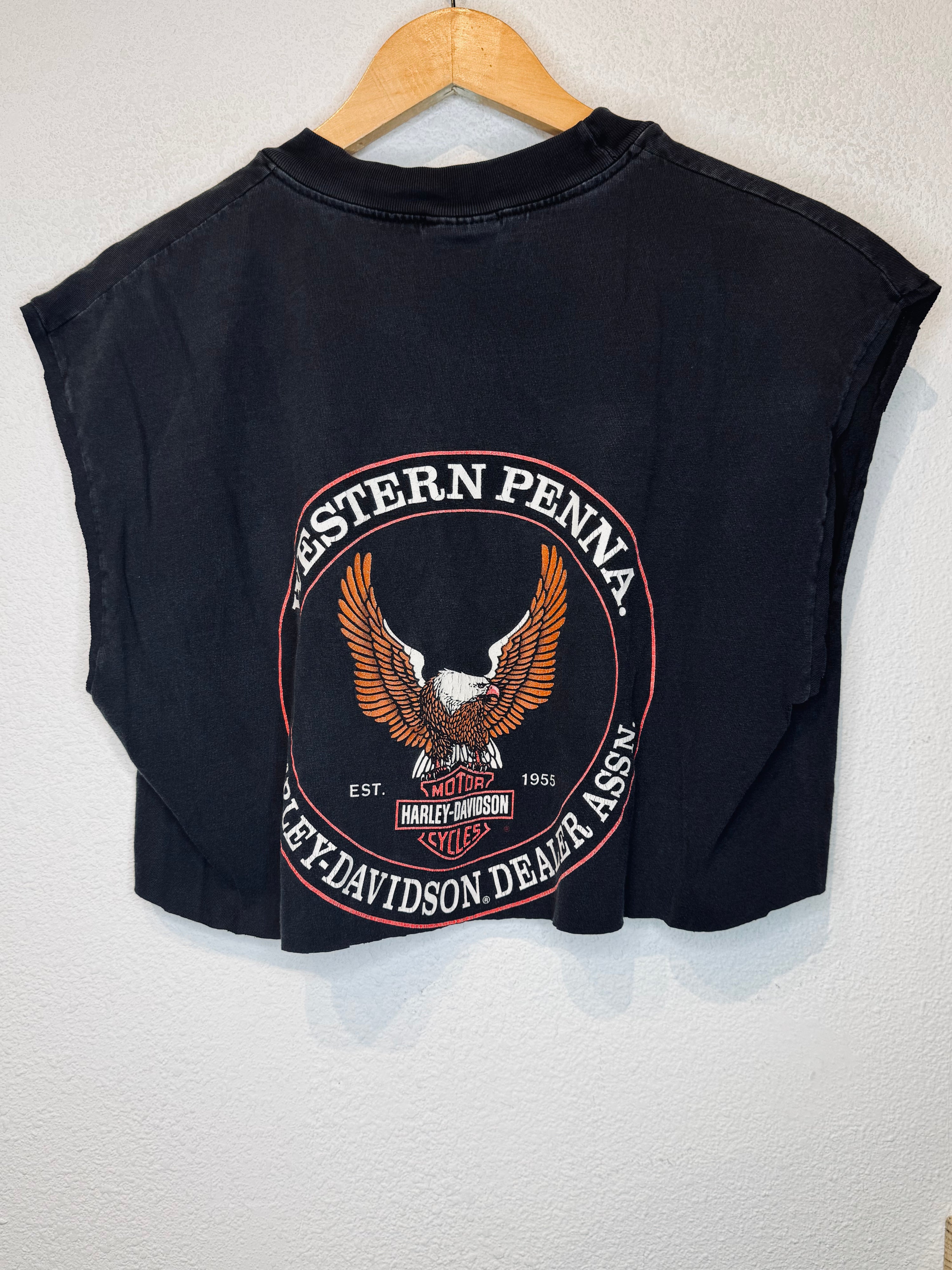 Rock Rally '97 Harley Vintage Crop Tank