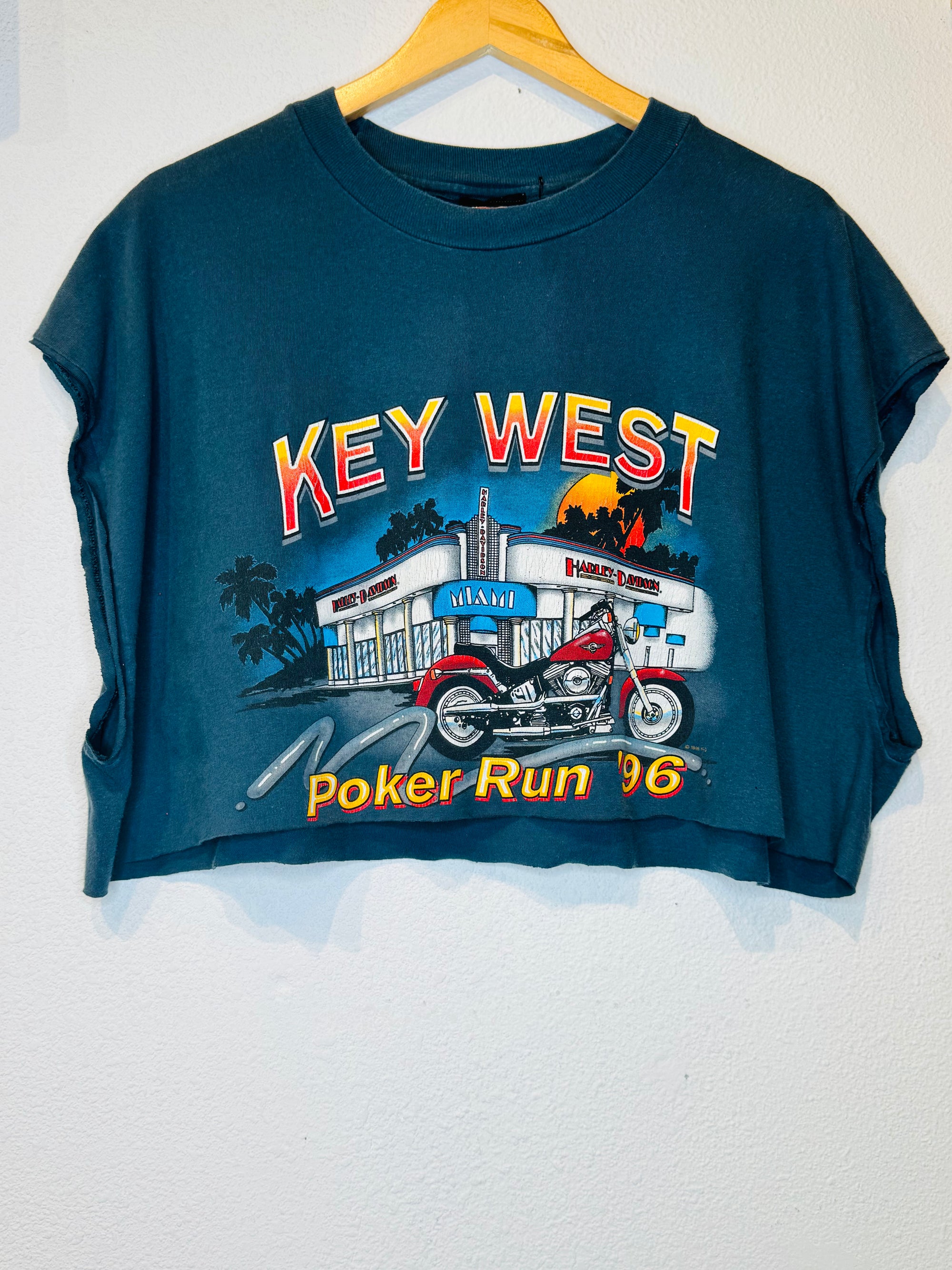 Key West Harley Vintage Crop Tank