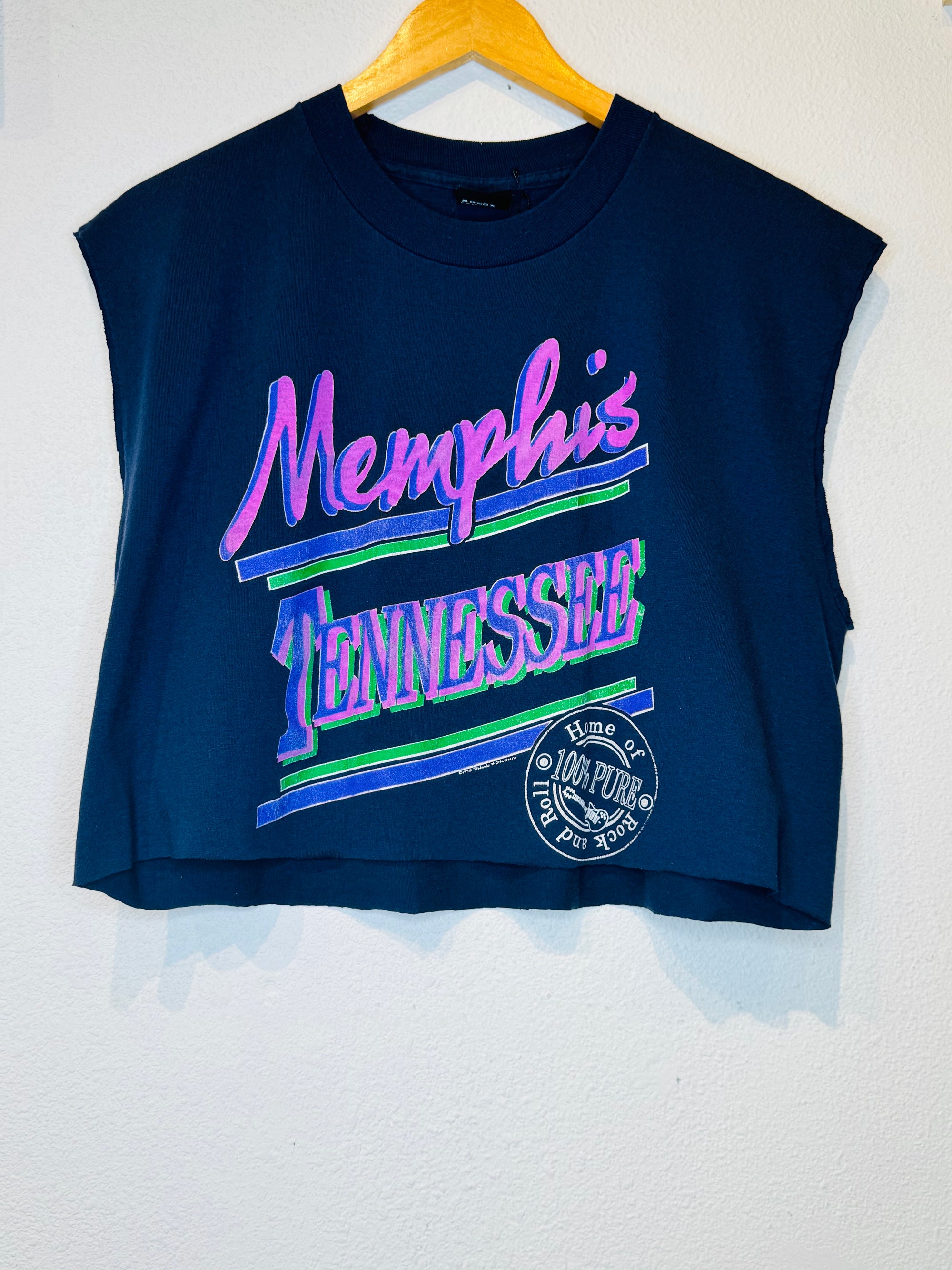 Memphis Vintage Crop Tank