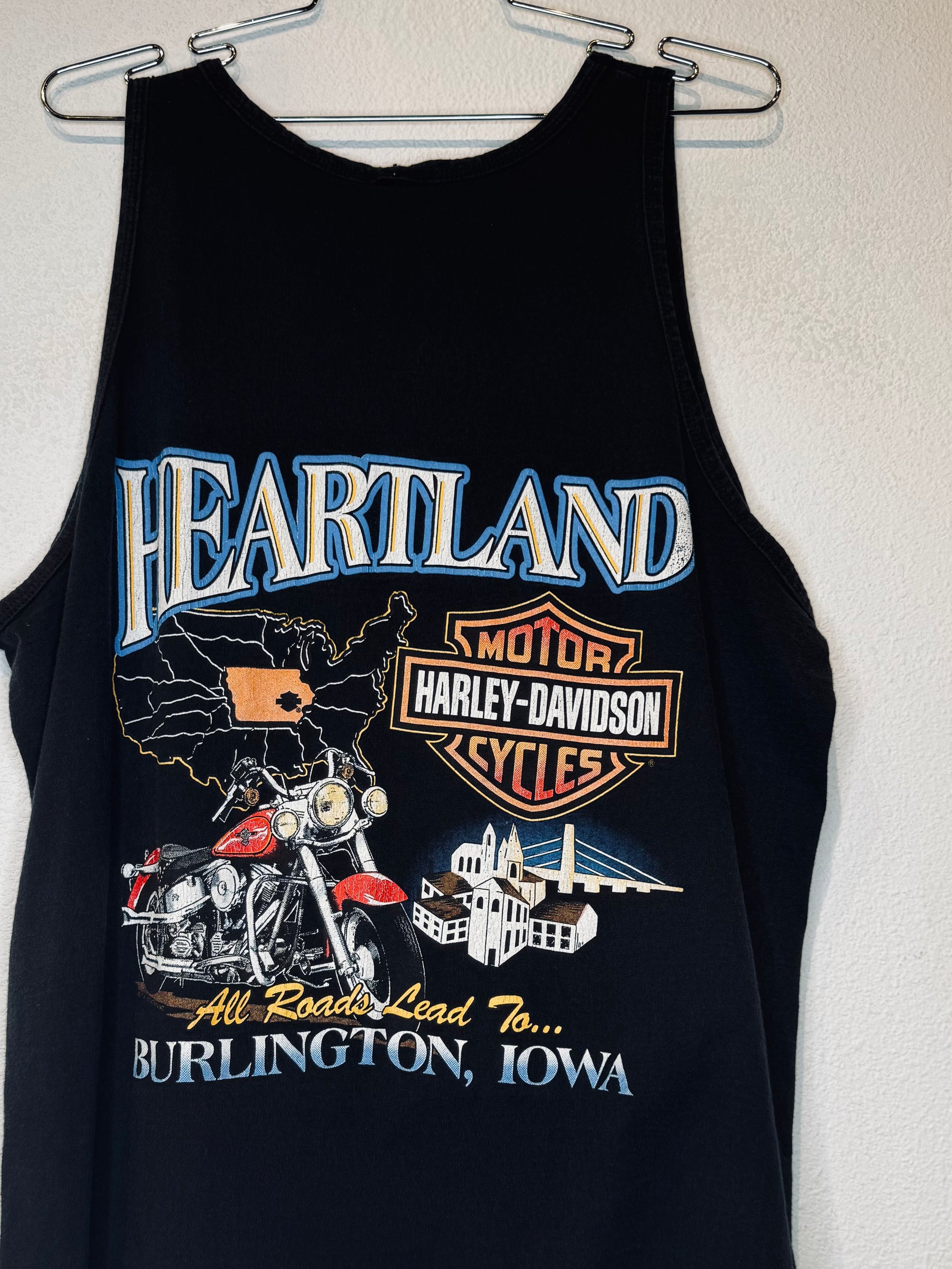 Live to Ride Harley Vintage Tank