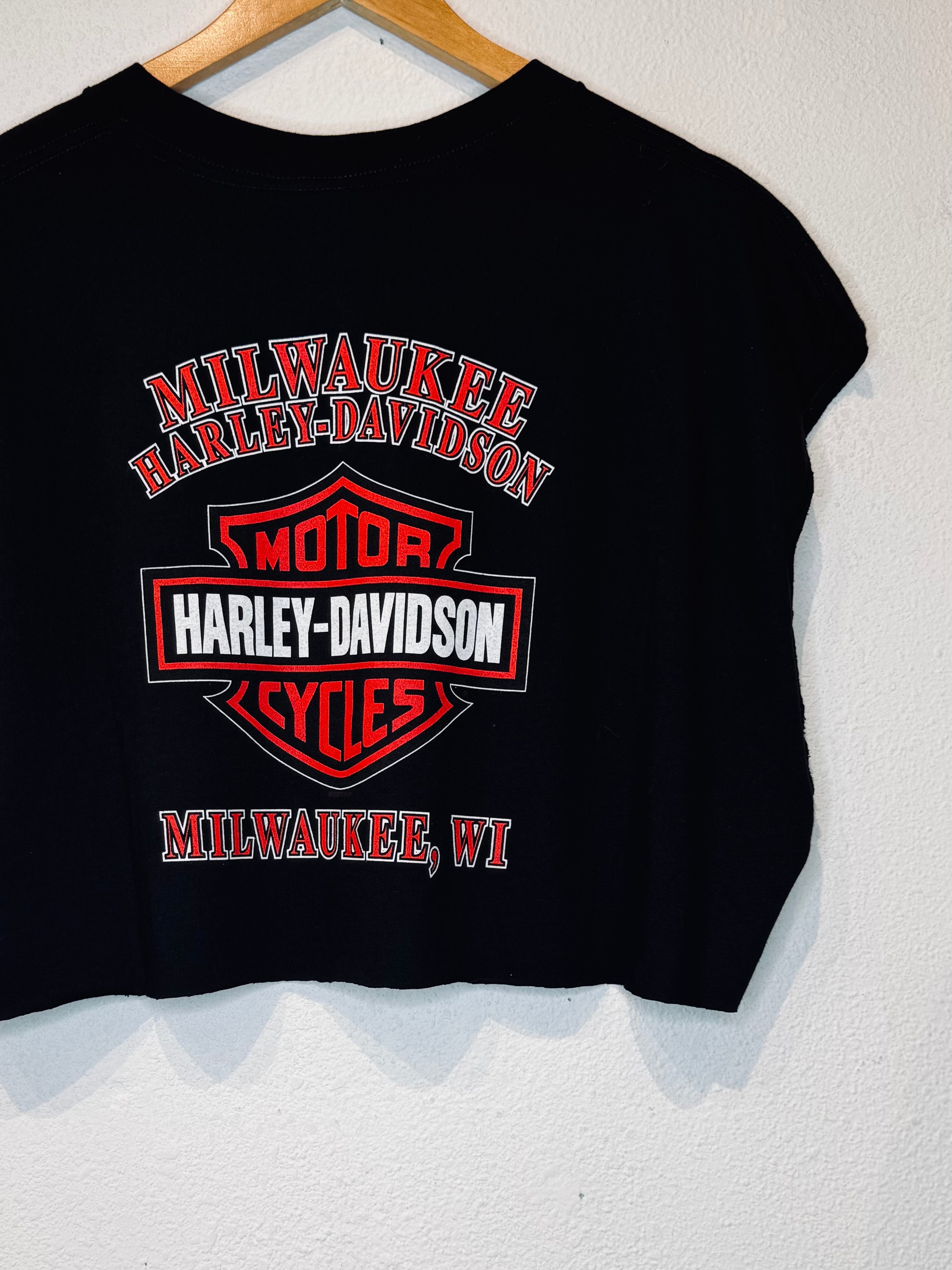 100 Years Harley Vintage Crop Tank