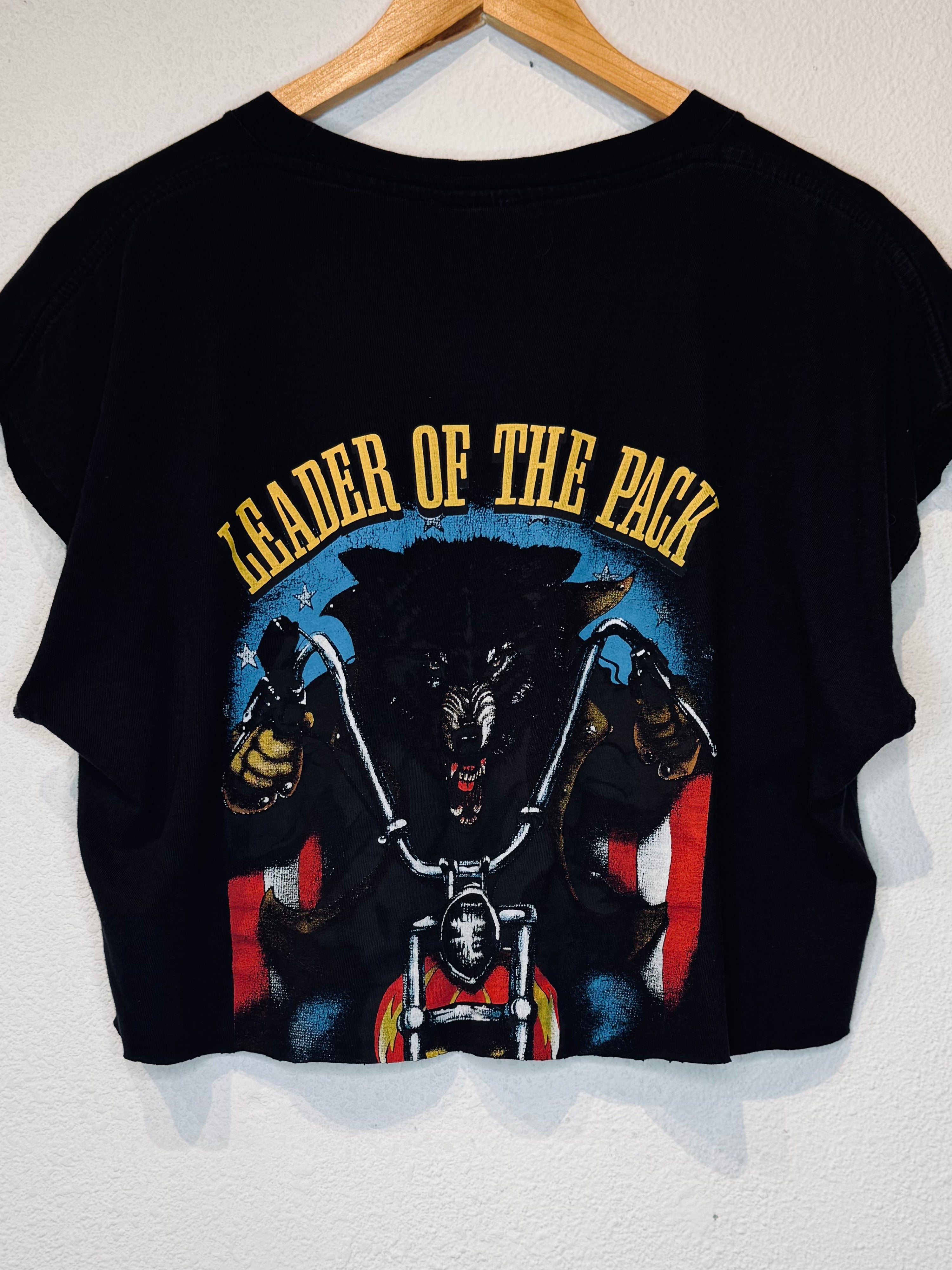 Leader of the Pack Vintage Crop Tank
