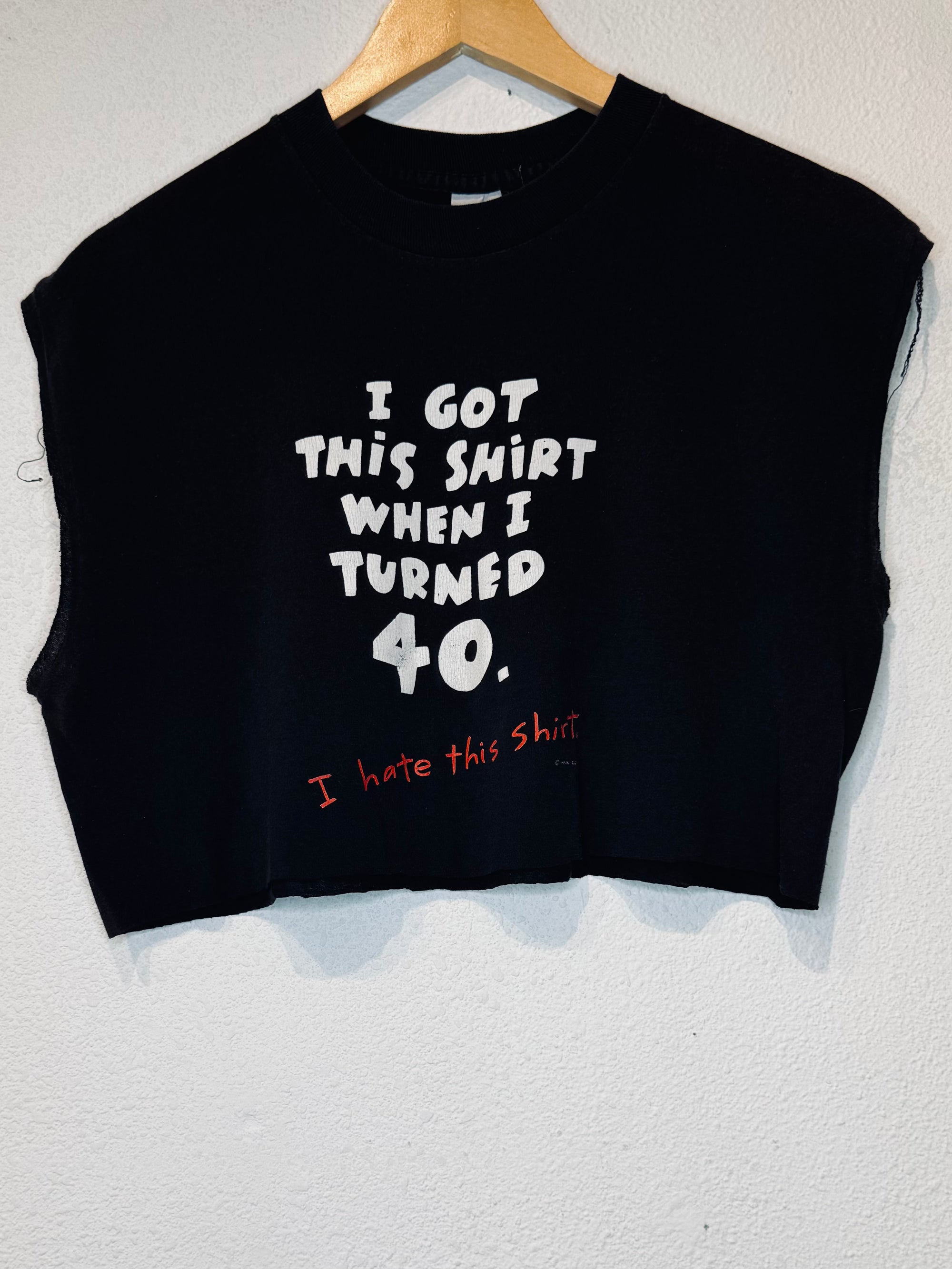 Hate This Shirt Vintage Crop Tank