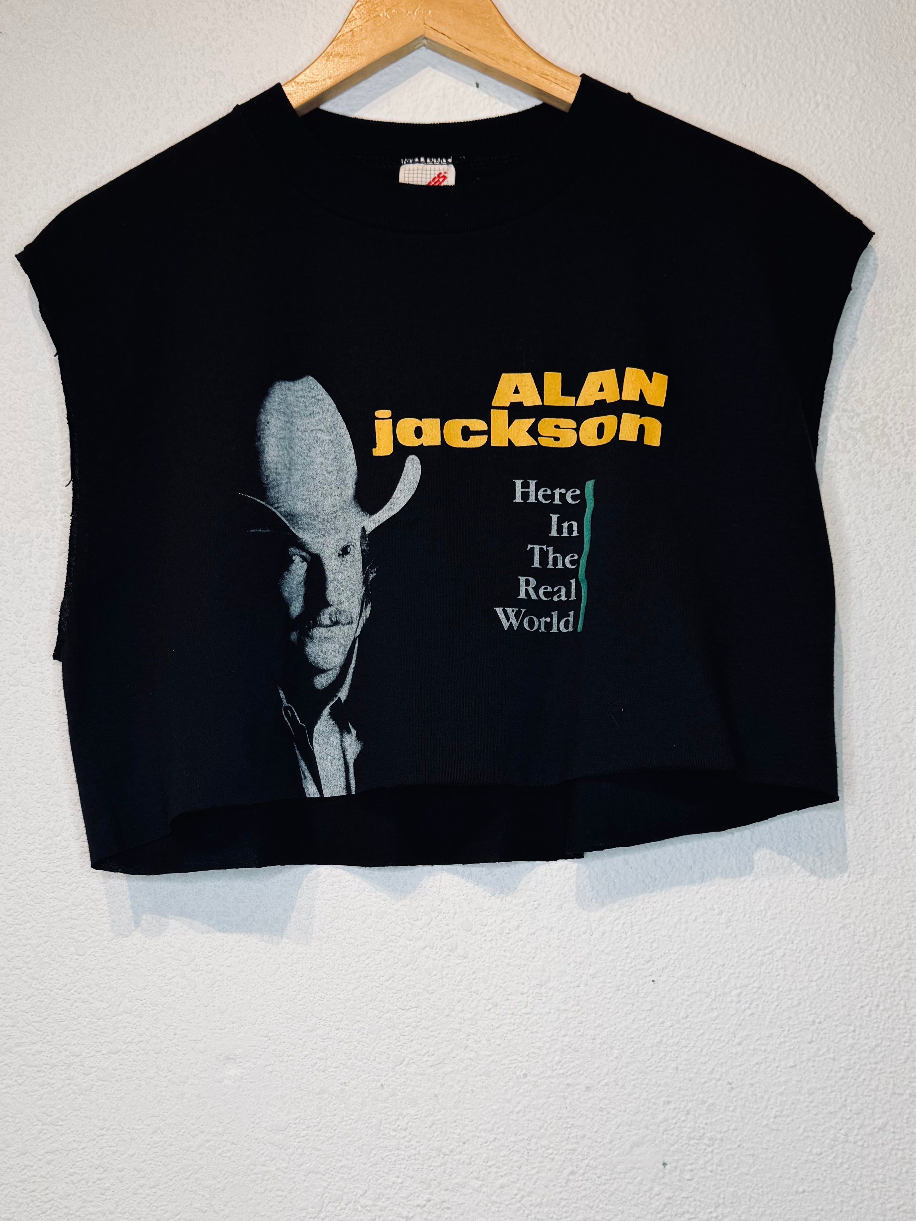Alan Jackson Real World Vintage Crop Tank
