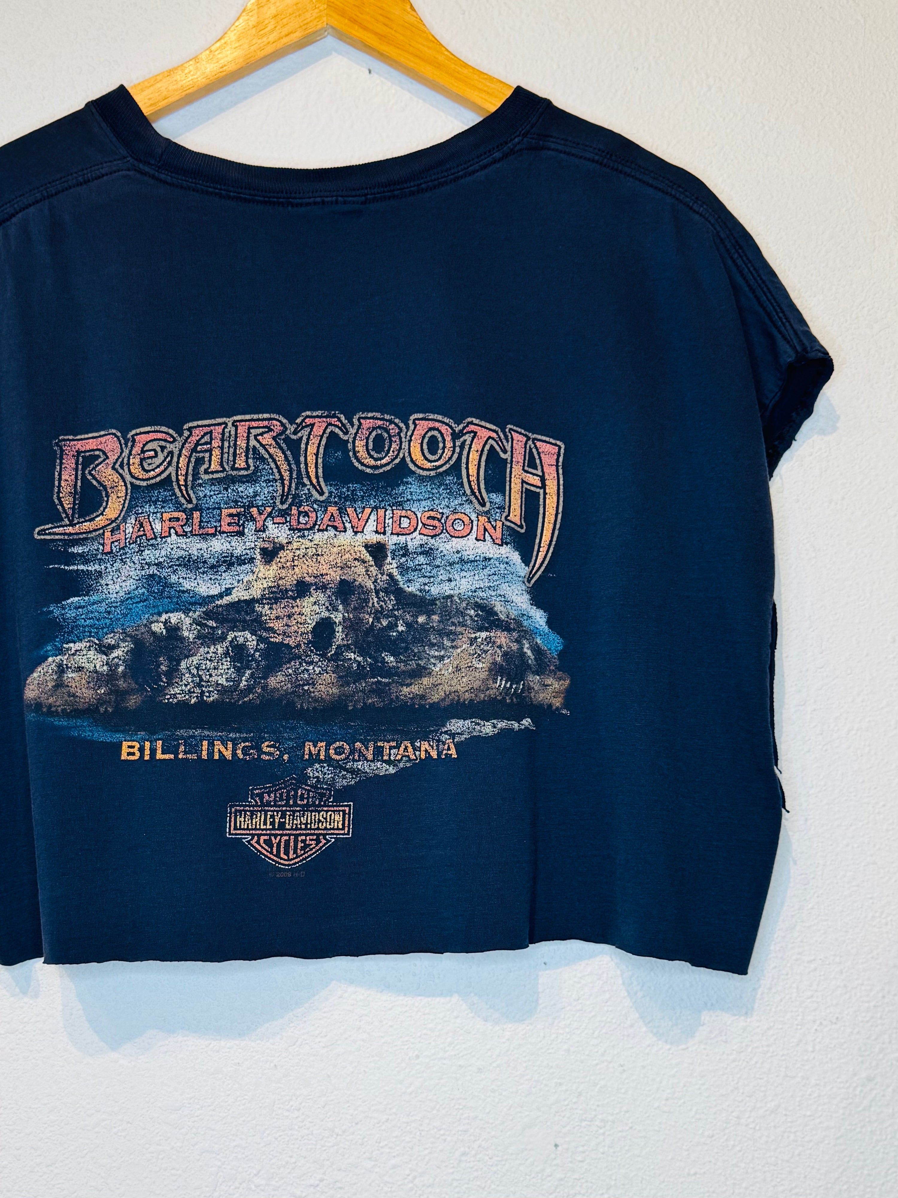 Beartooth Harley Vintage Crop Tank