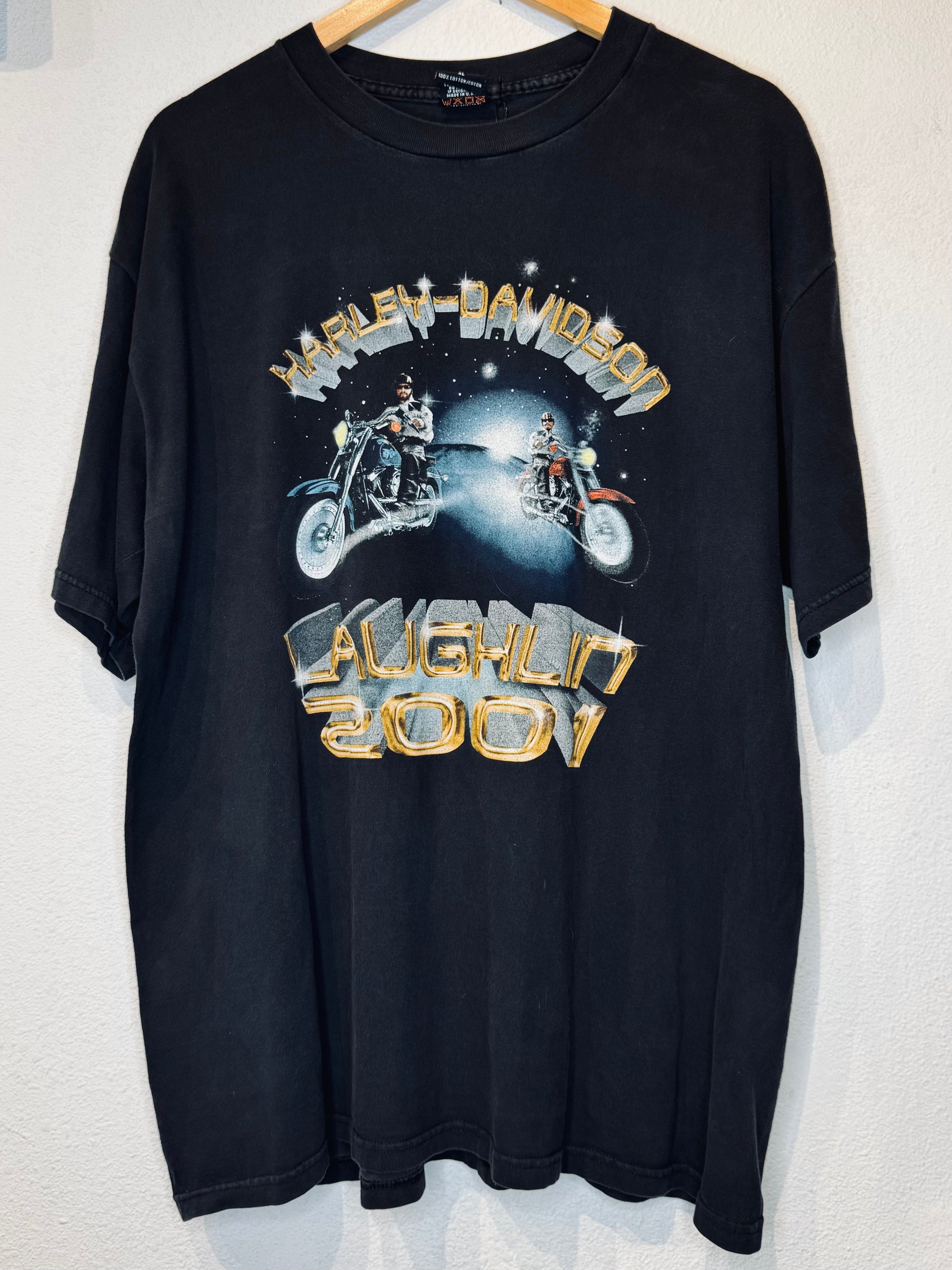 Laughlin '01 Harley Vintage Tee