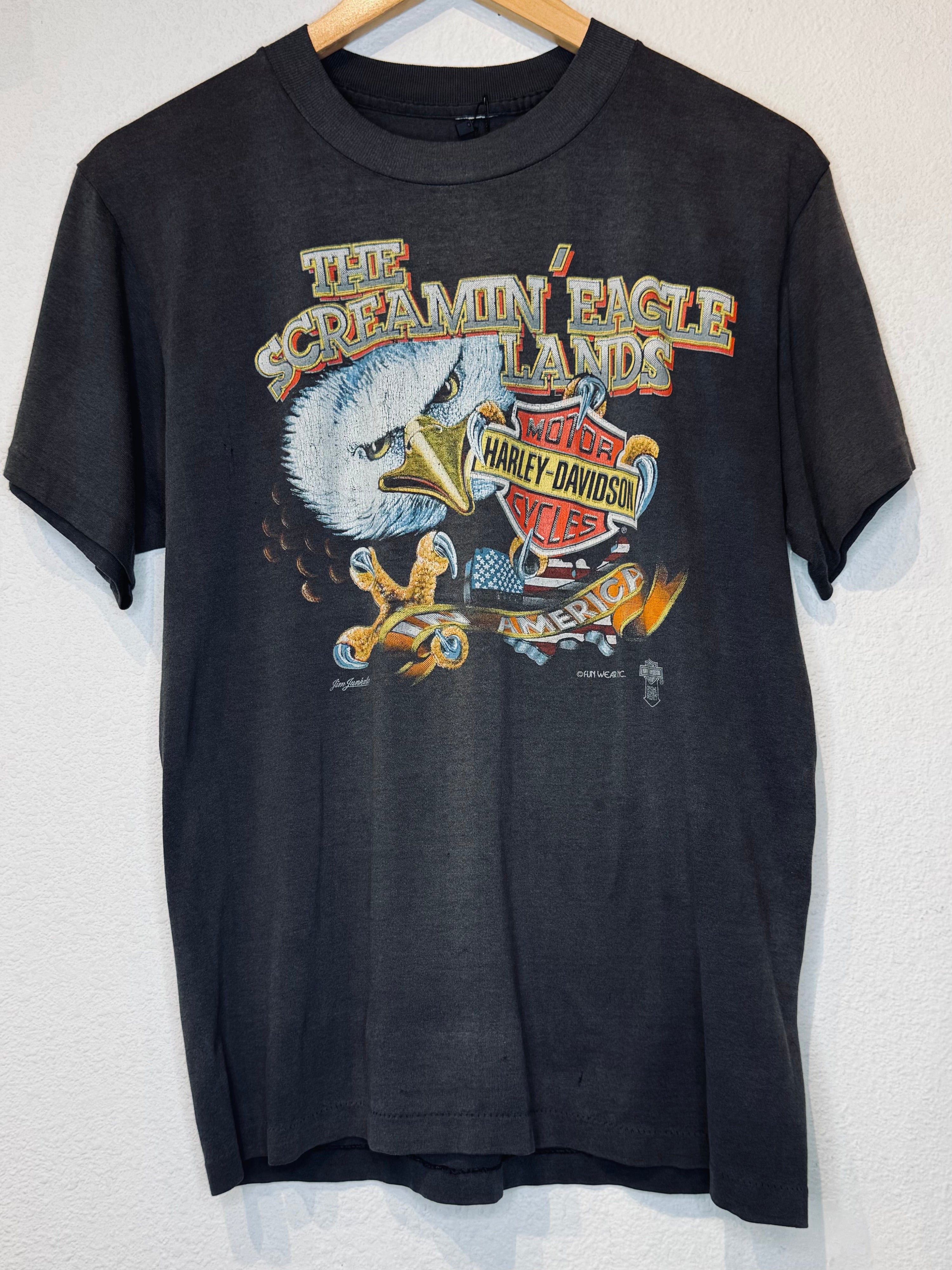 Screamin Eagle Lands Harley Vintage Tee