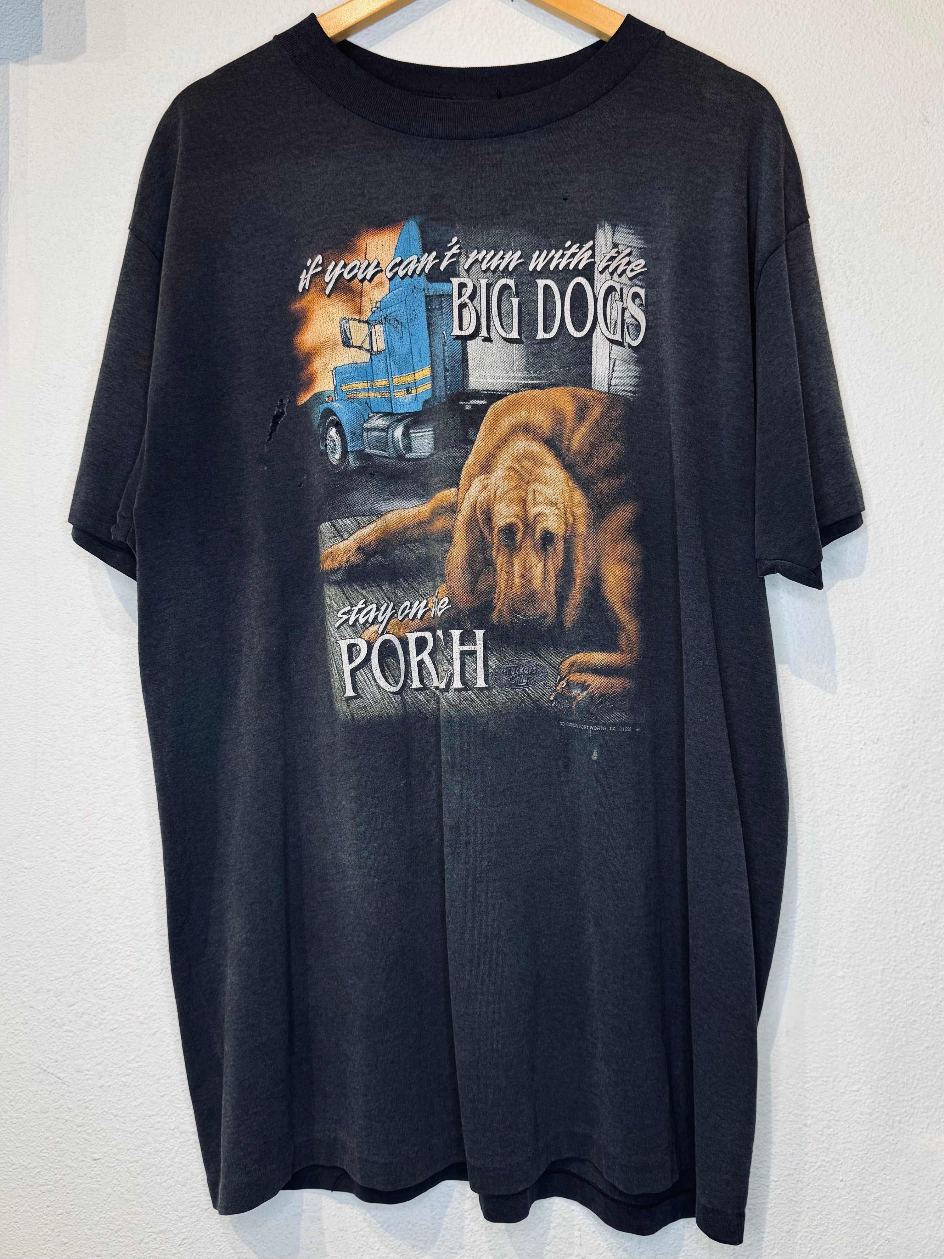 Stay on the Porch Truckers Only Vintage Tee