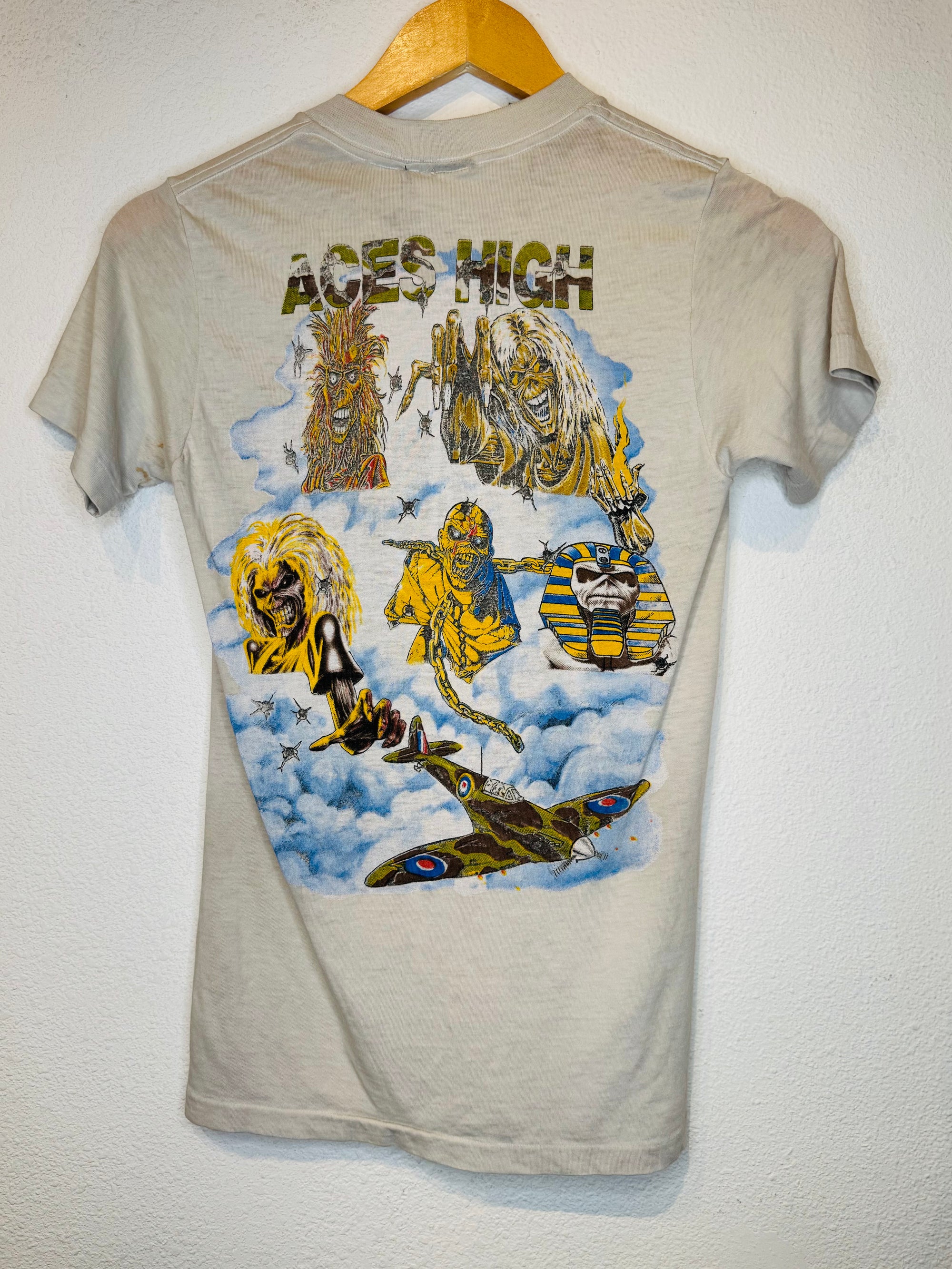 '84 Aces High Iron Maiden Vintage Tee
