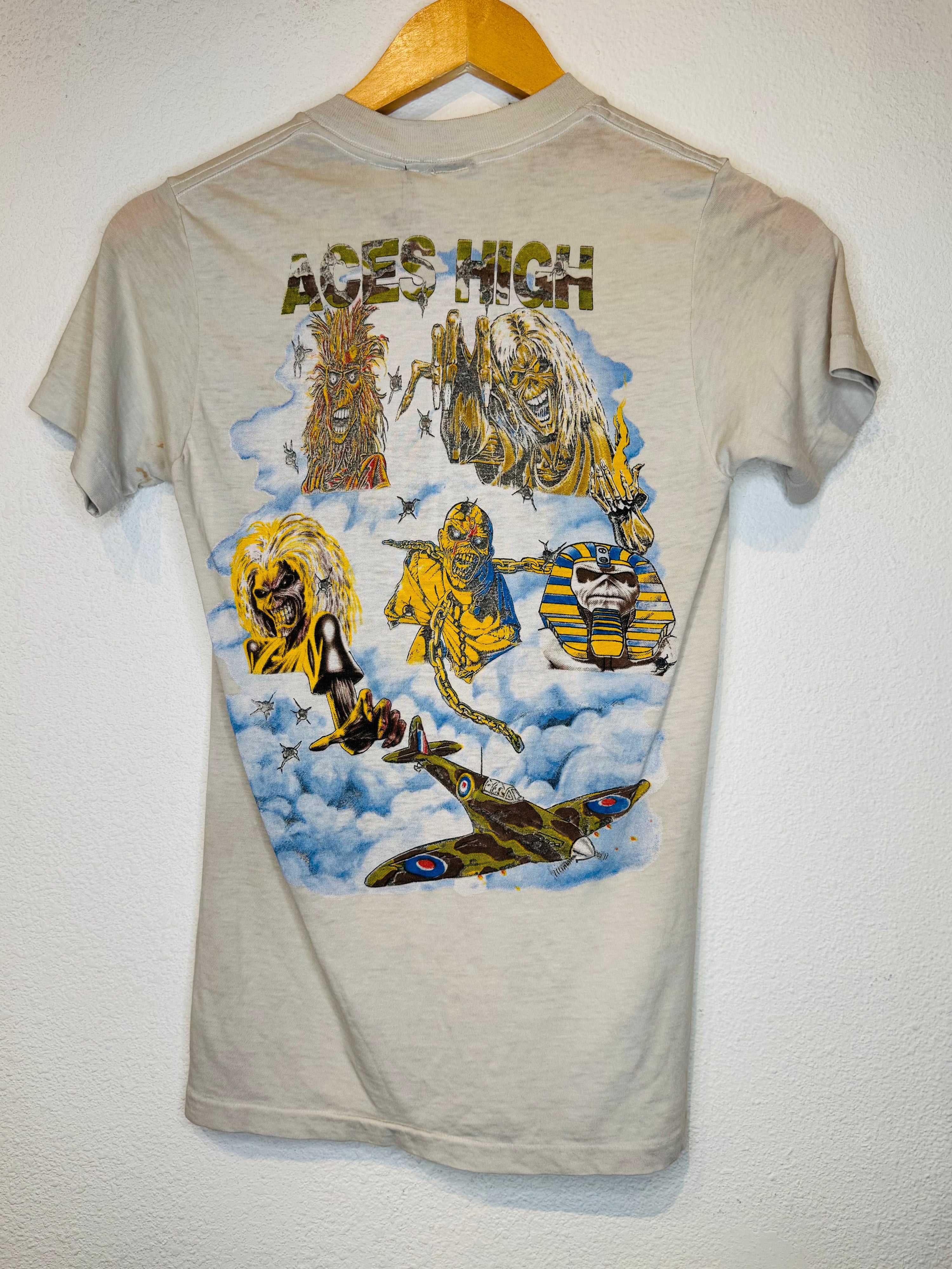 '84 Aces High Iron Maiden Vintage Tee