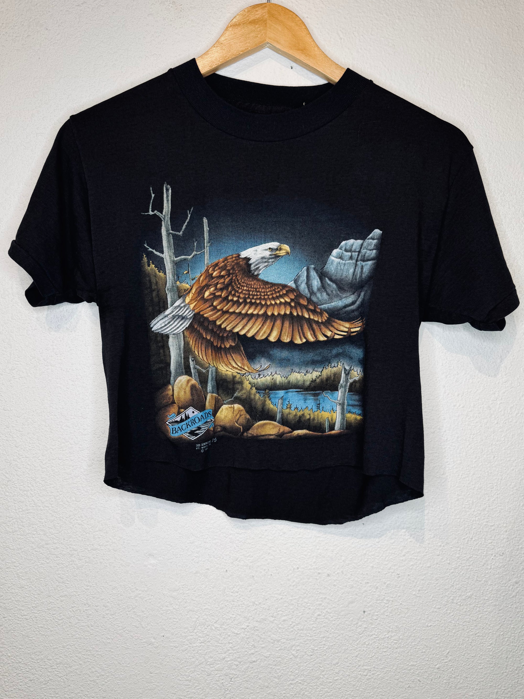 Backroads Eagle Vintage Crop Tee