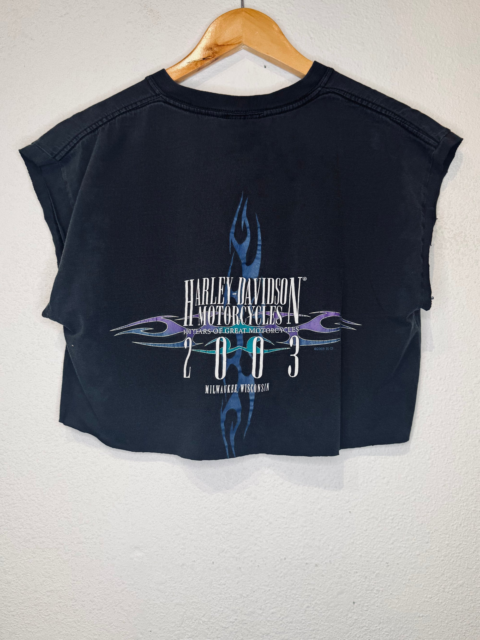 Milwaukee Harley Vintage Crop Tank