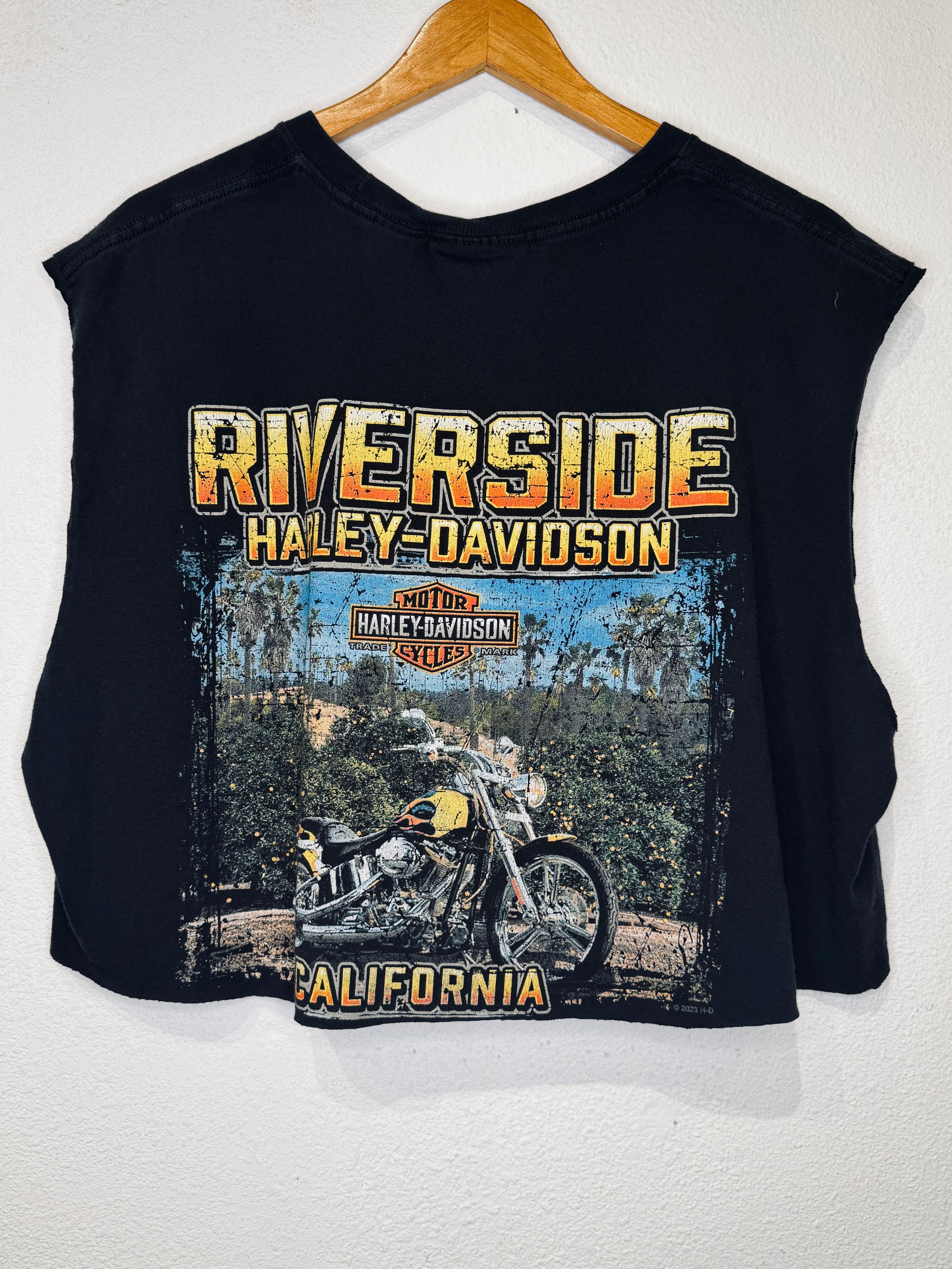 Riverside Harley Vintage Crop Tank