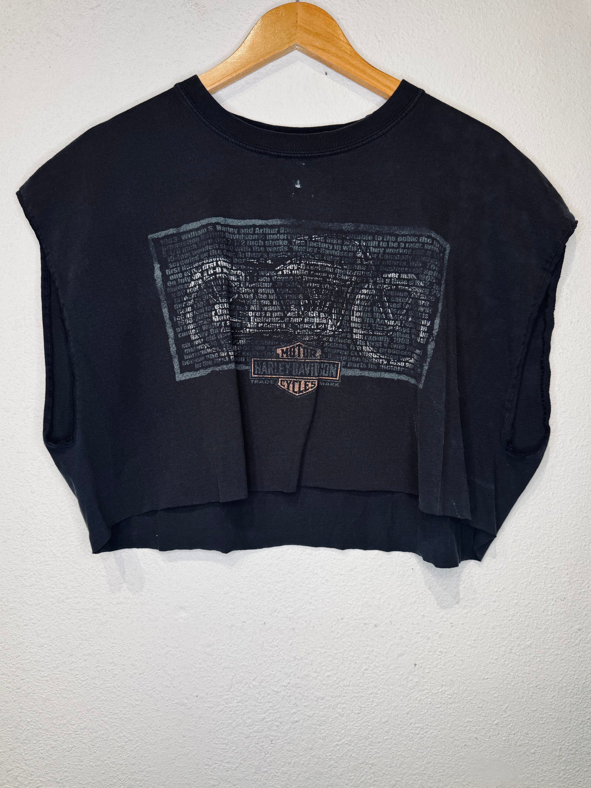 Los Angeles Harley Vintage Crop Tank