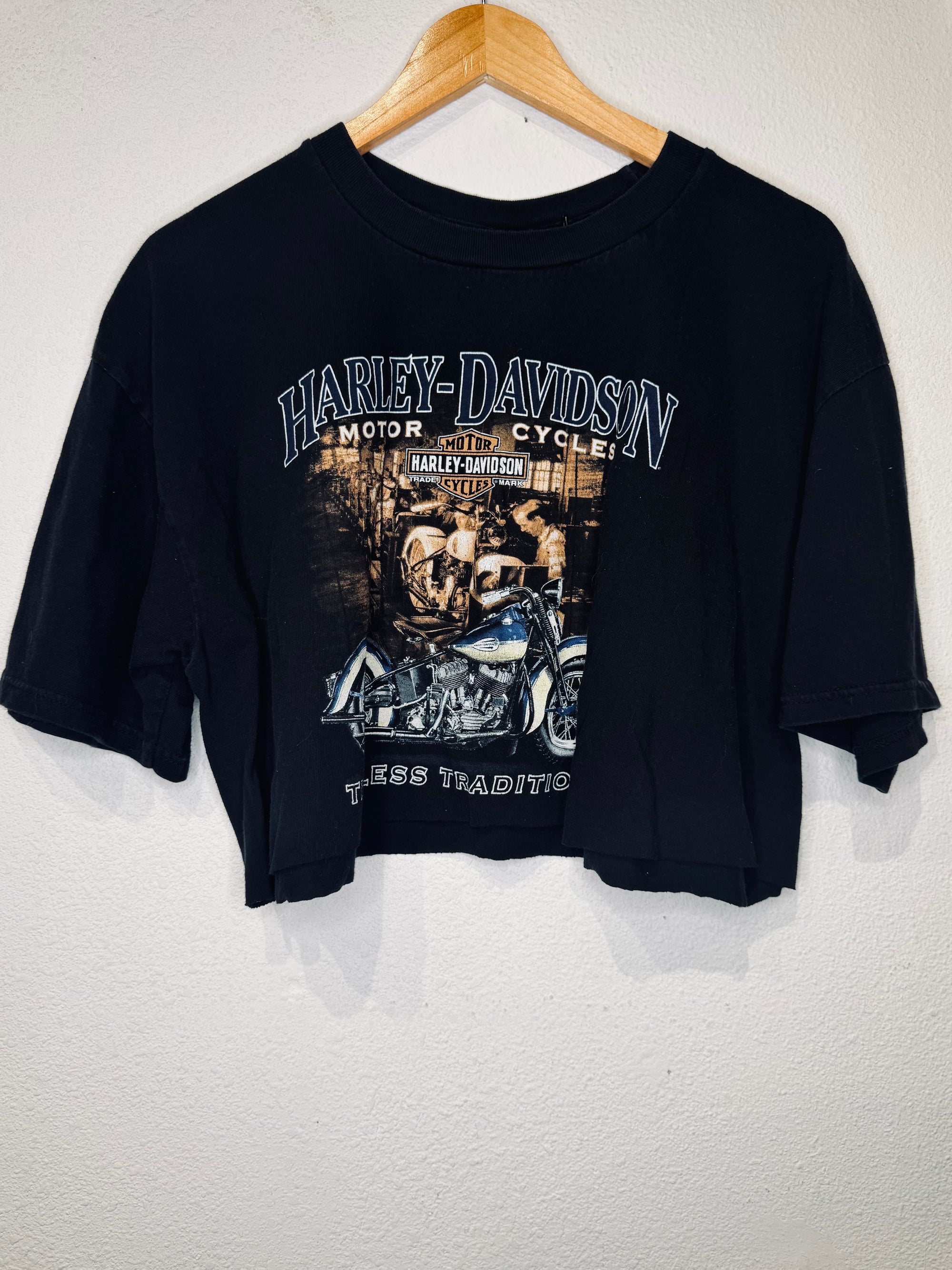 Timeless Harley Vintage Crop Tee