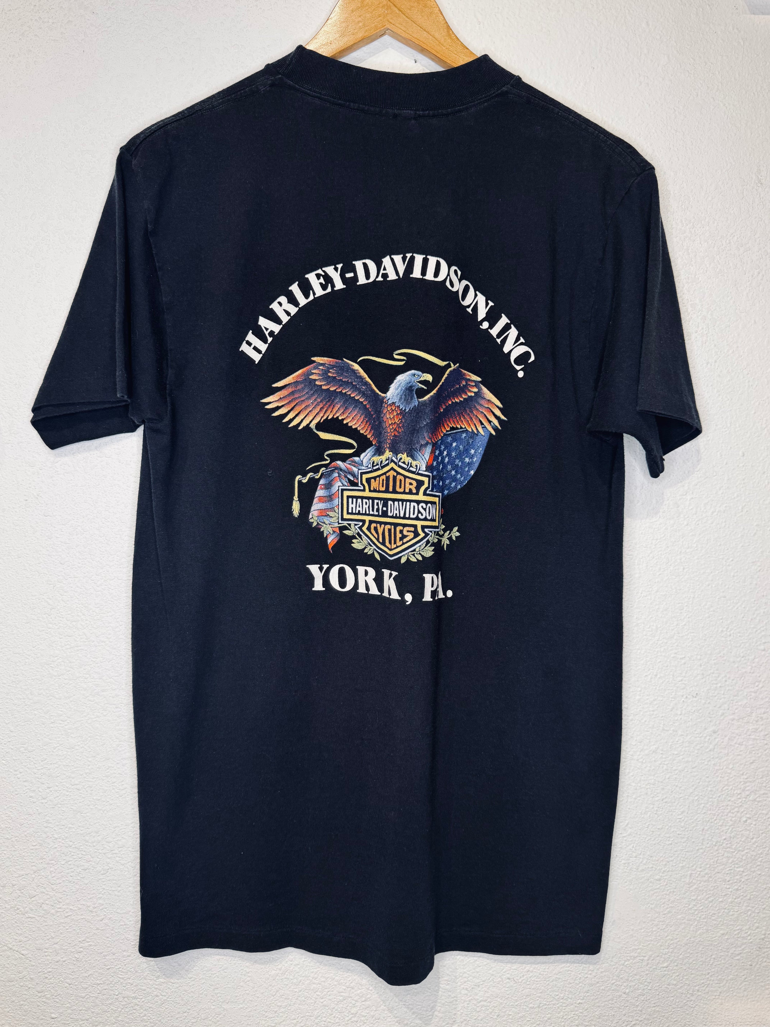 American Made 3D Emblem '91 Harley Vintage Tee