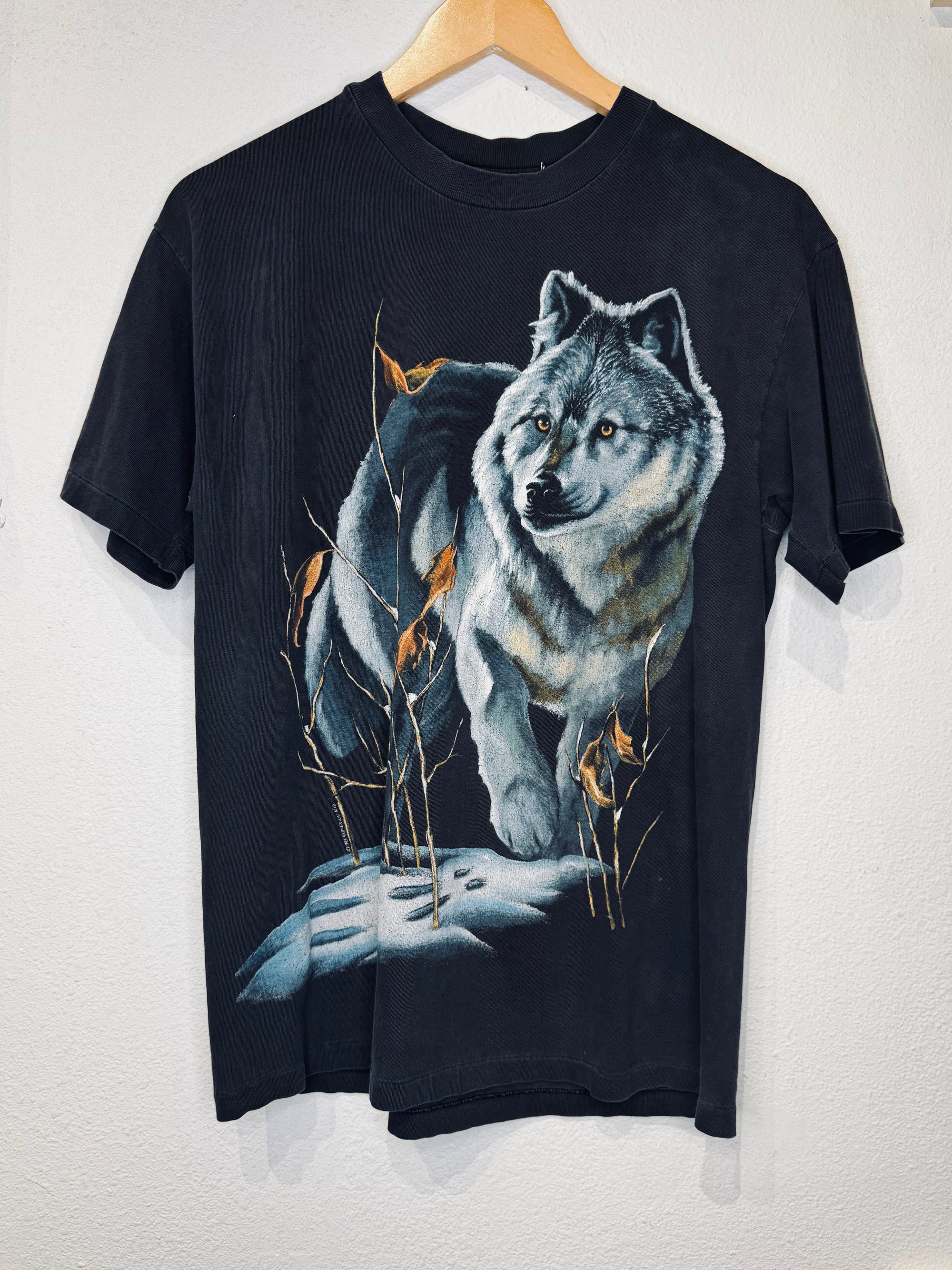Wolf Leaves Vintage Tee