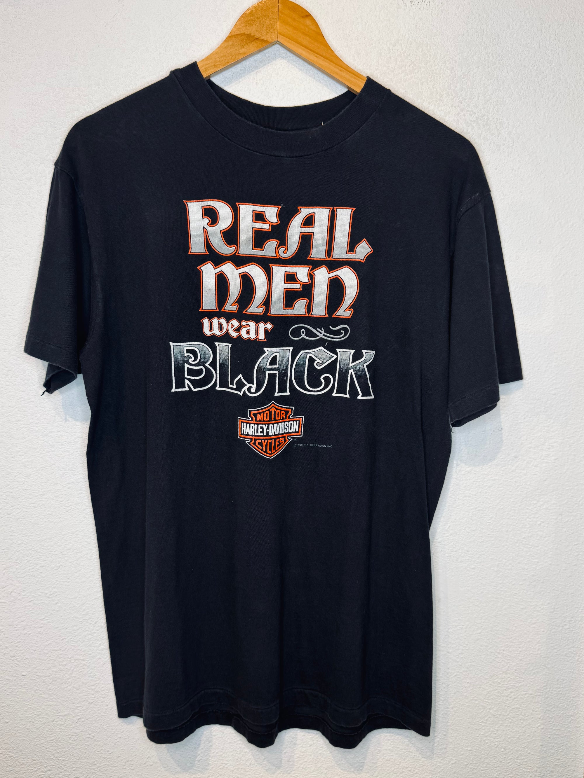 Real Men Harley Vintage Tee