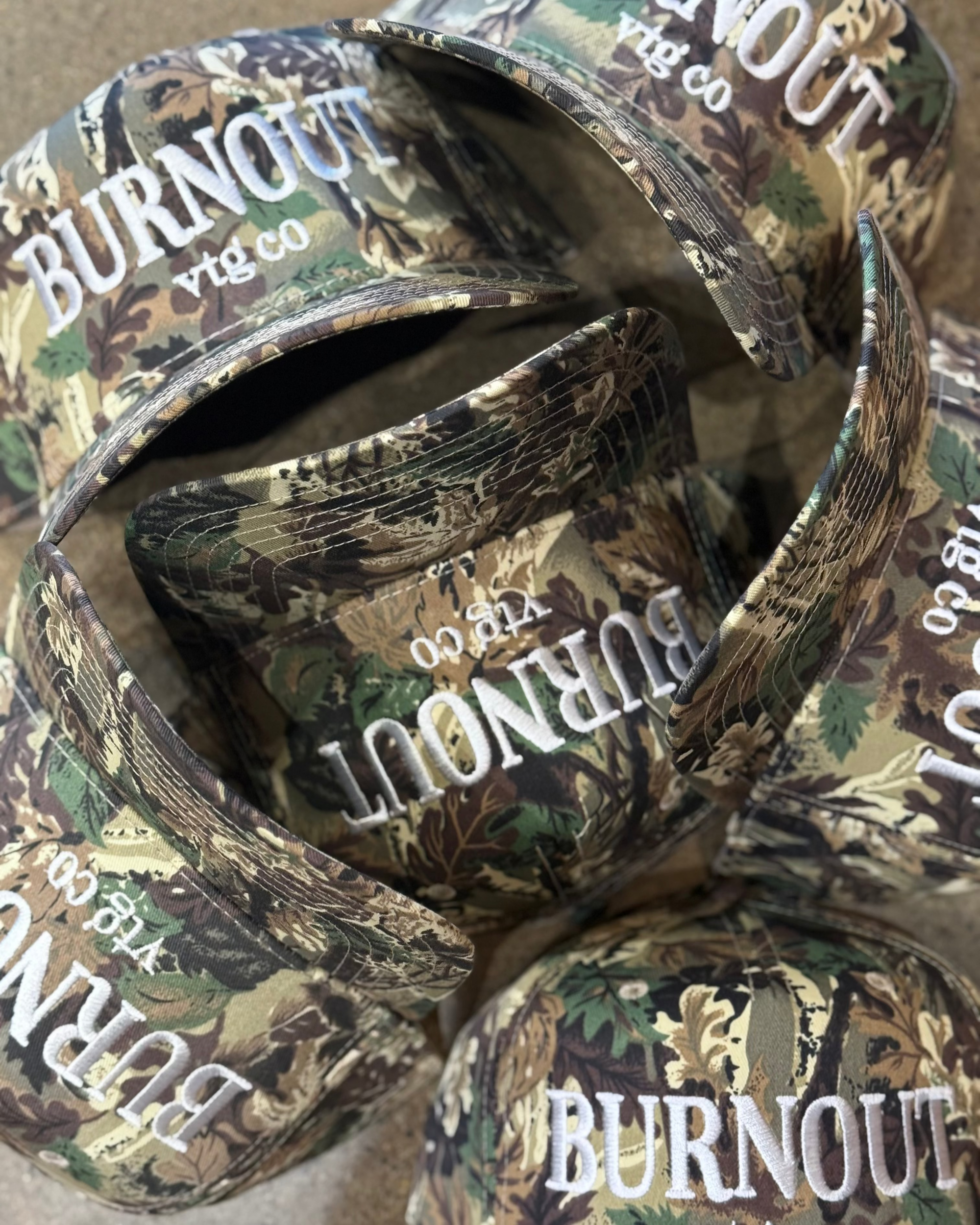 Burnout Vtg Co Snapback Hat