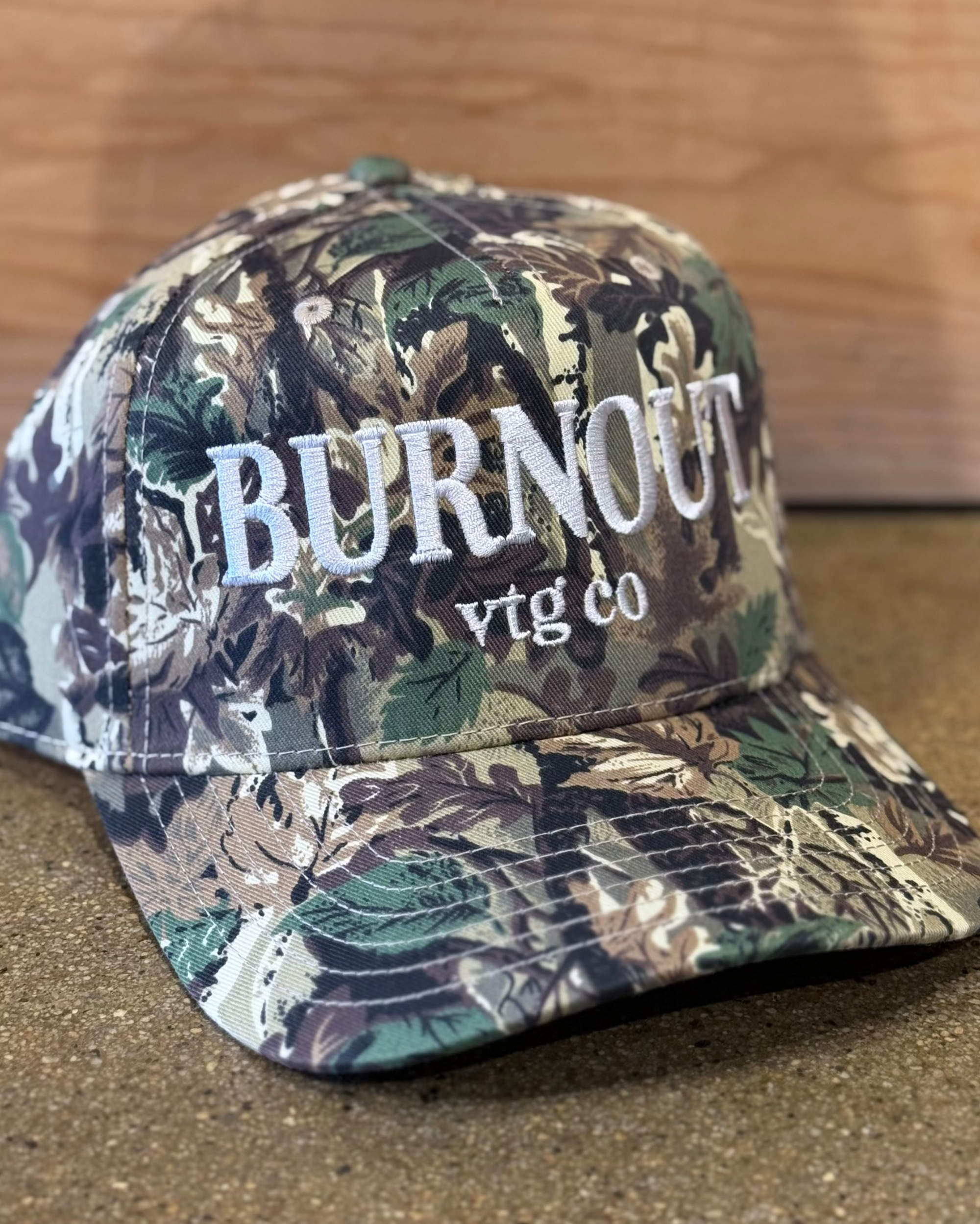 Burnout Vtg Co Snapback Hat