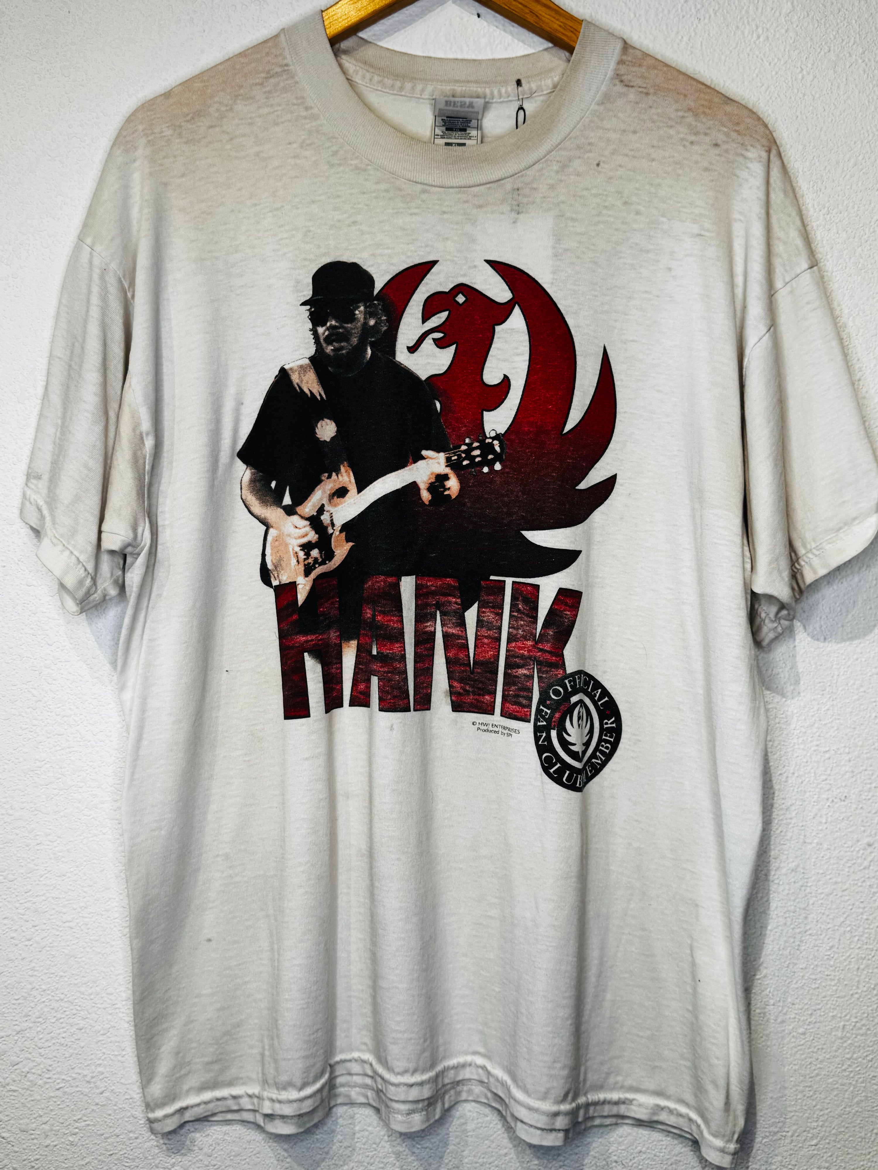 Hank Jr Fan Club Vintage Tee