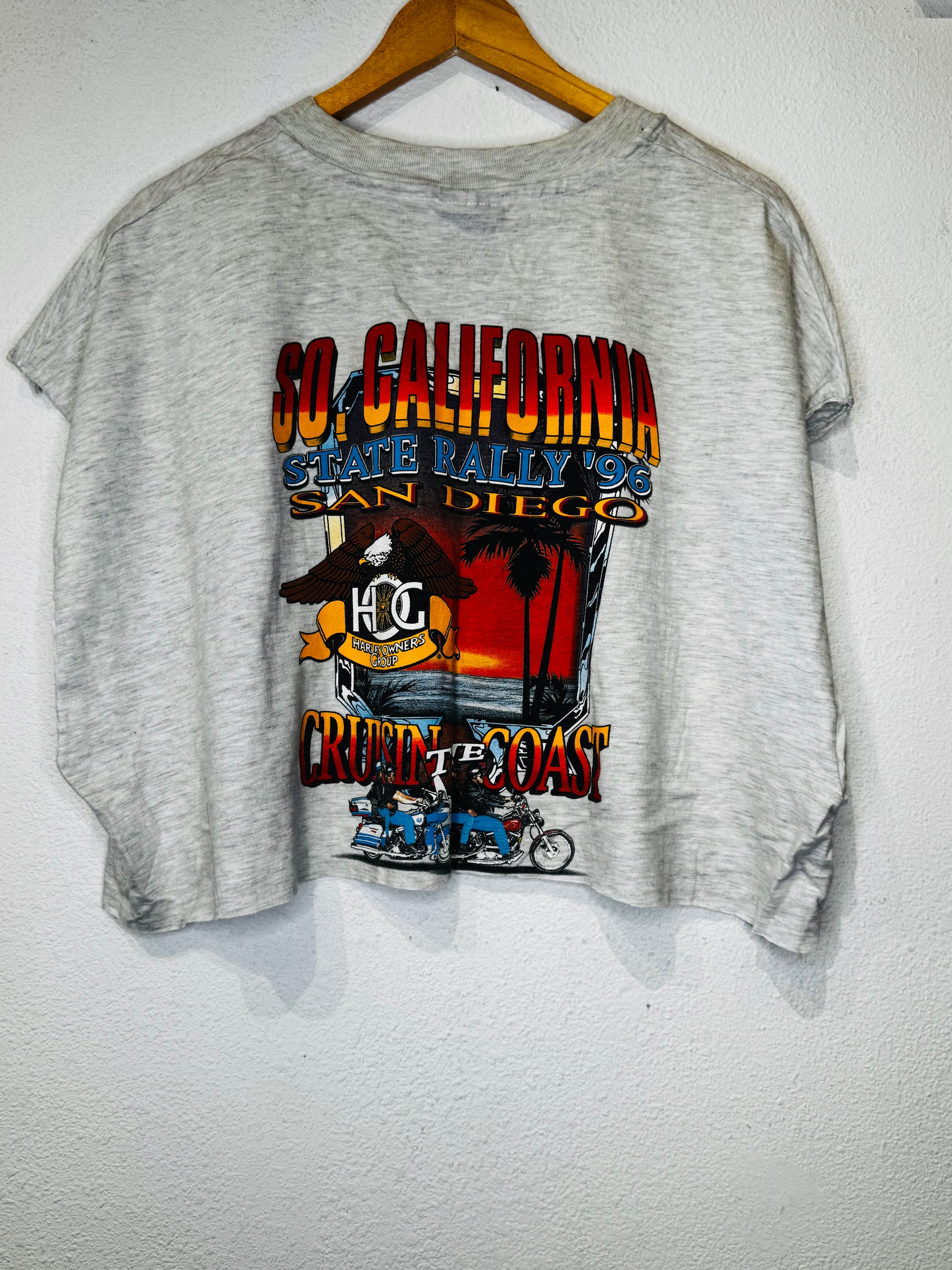 San Diego Harley Vintage Crop Tank