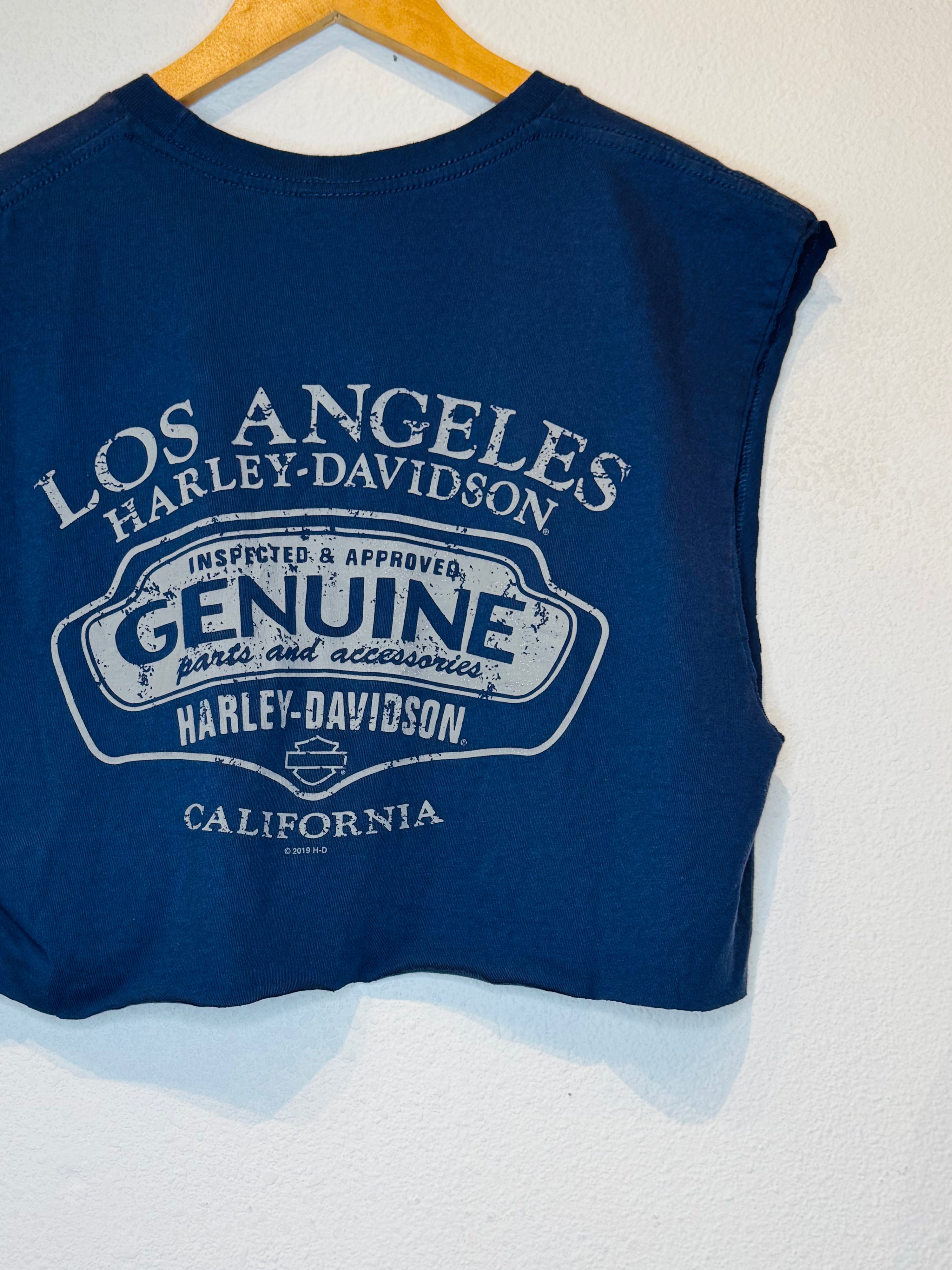 Los Angeles Harley Vintage Crop Tank